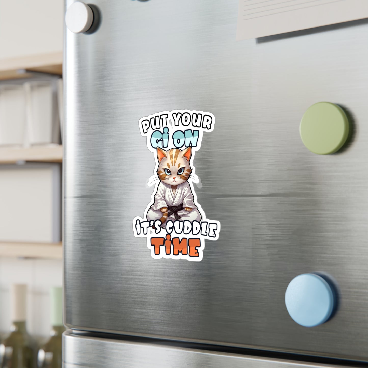 Cat Cuddle Kiss-Cut Vinyl Decals