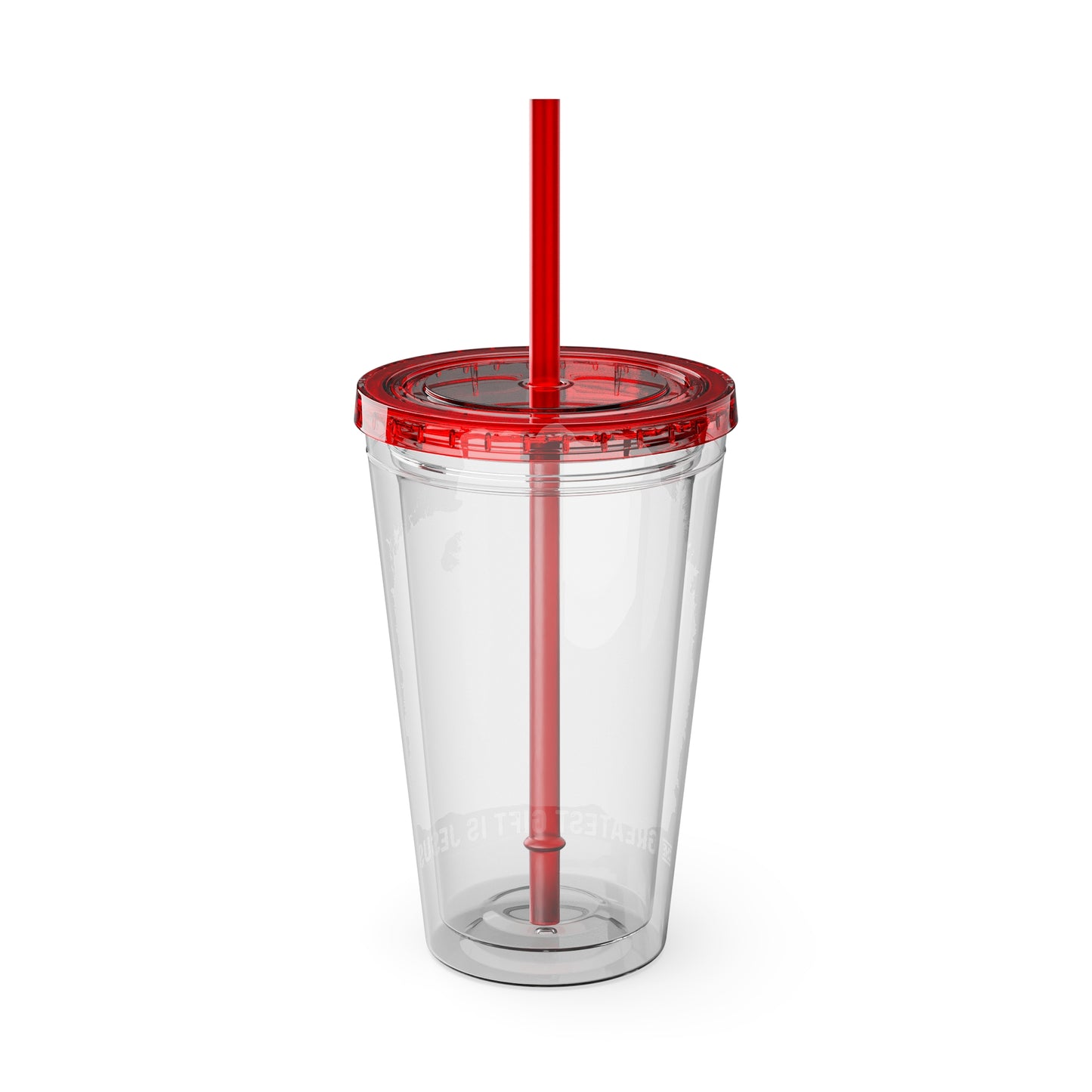 The Greatest Gift Sunsplash Tumbler with Straw, 16oz
