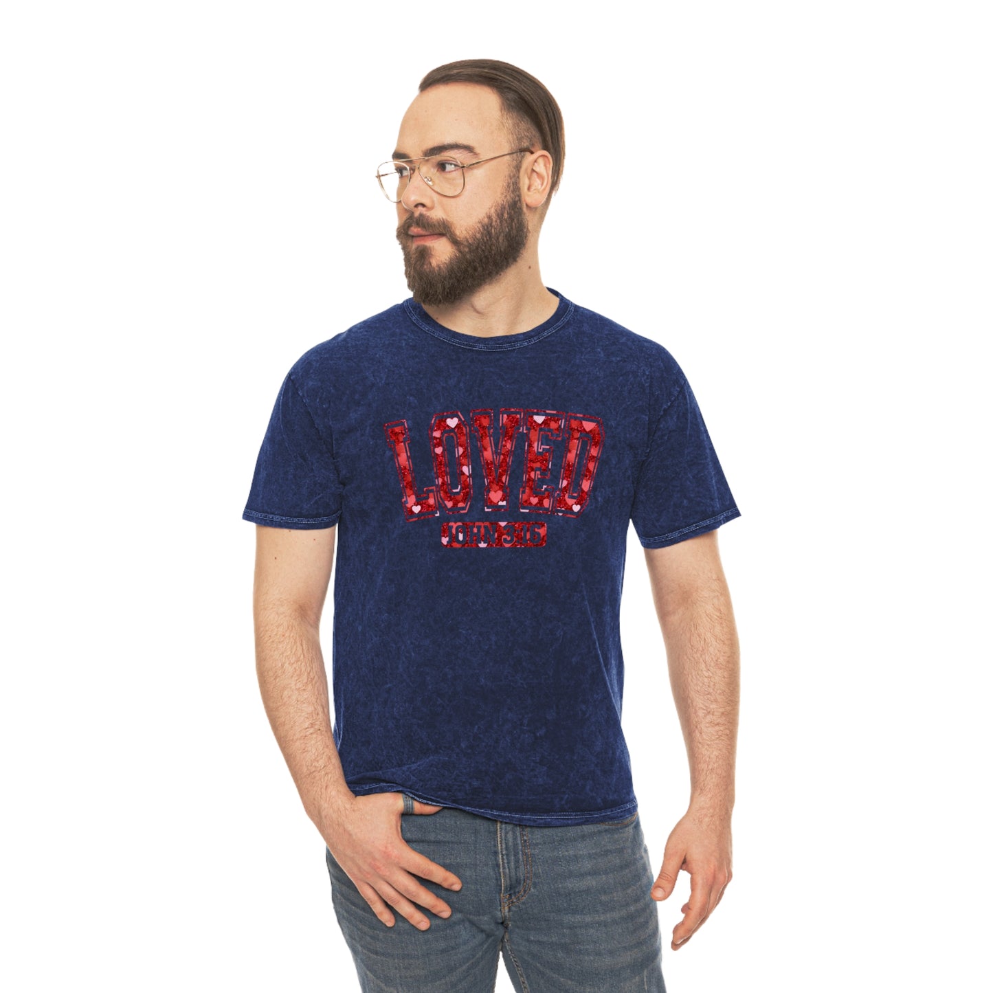 Loved Unisex Mineral Wash T-Shirt
