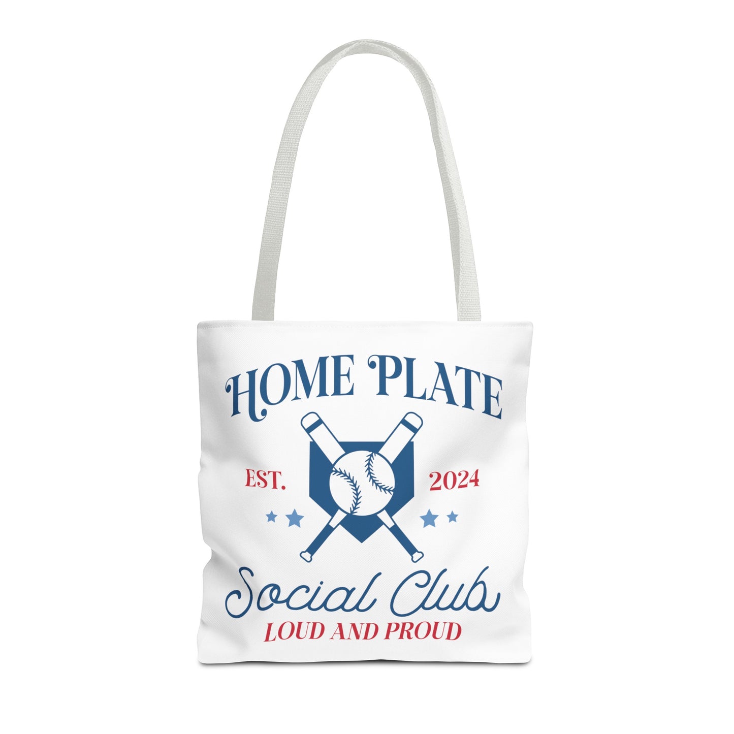 Home Plate Social Club Tote Bag (AOP)