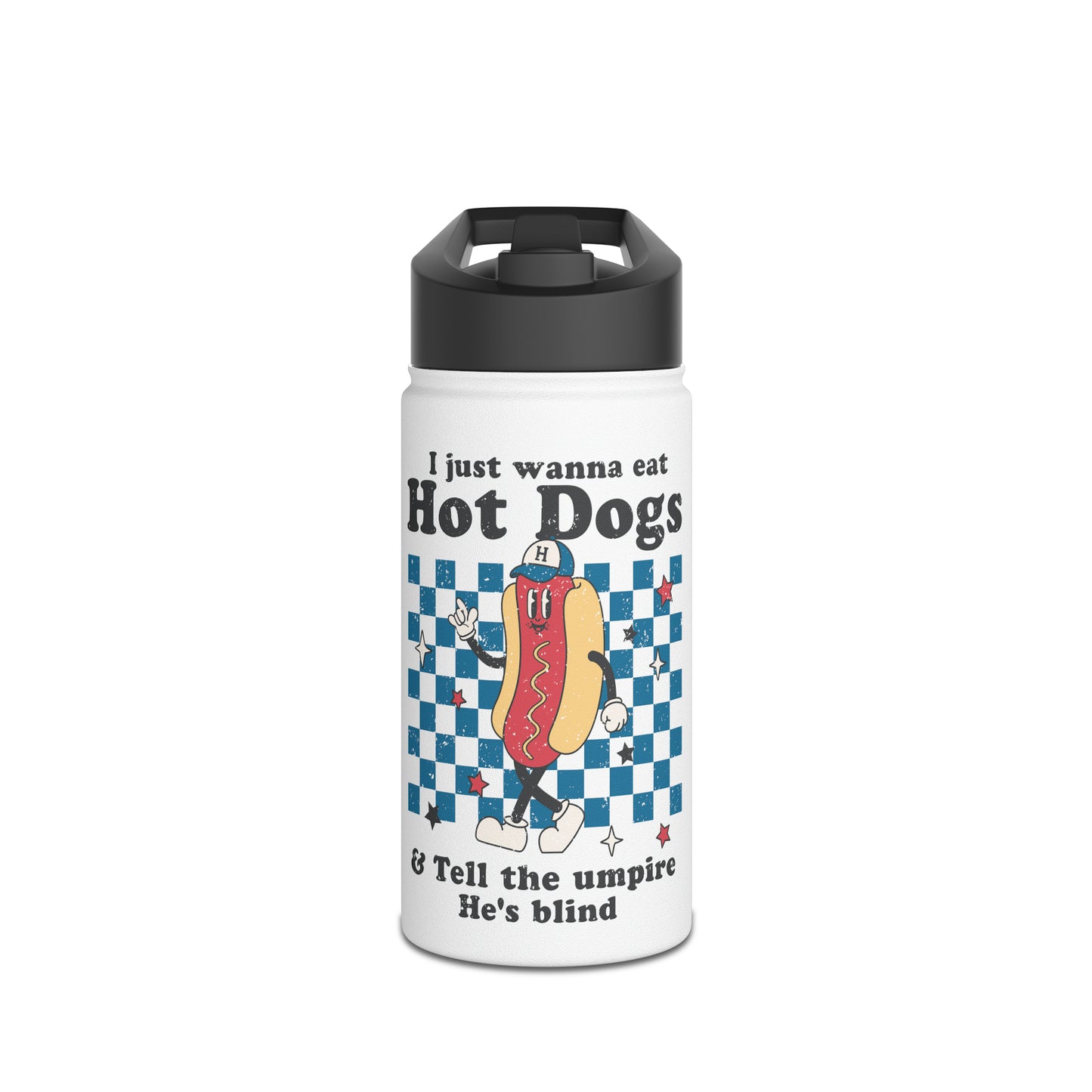 Blind Ump Stainless Steel Water Bottle, Standard Lid