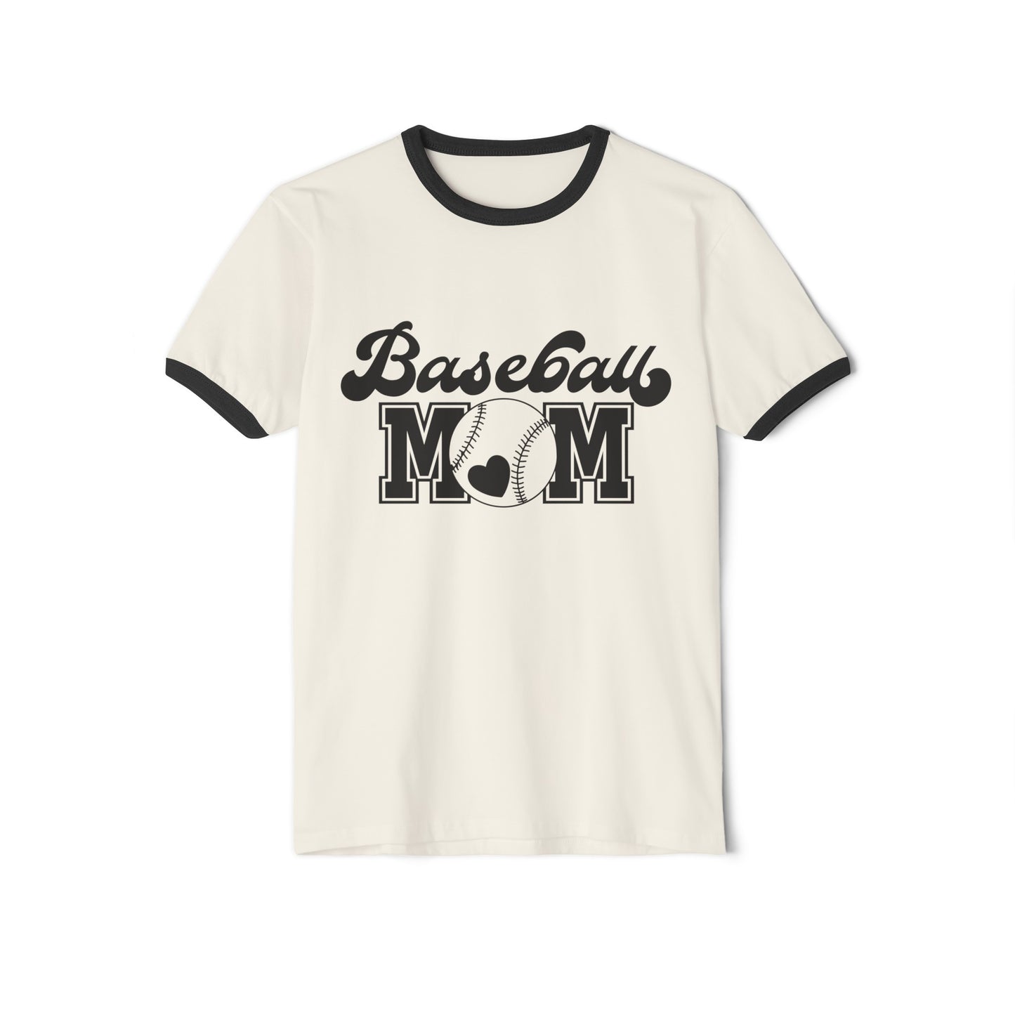 Baseball Mom Unisex Cotton Ringer T-Shirt