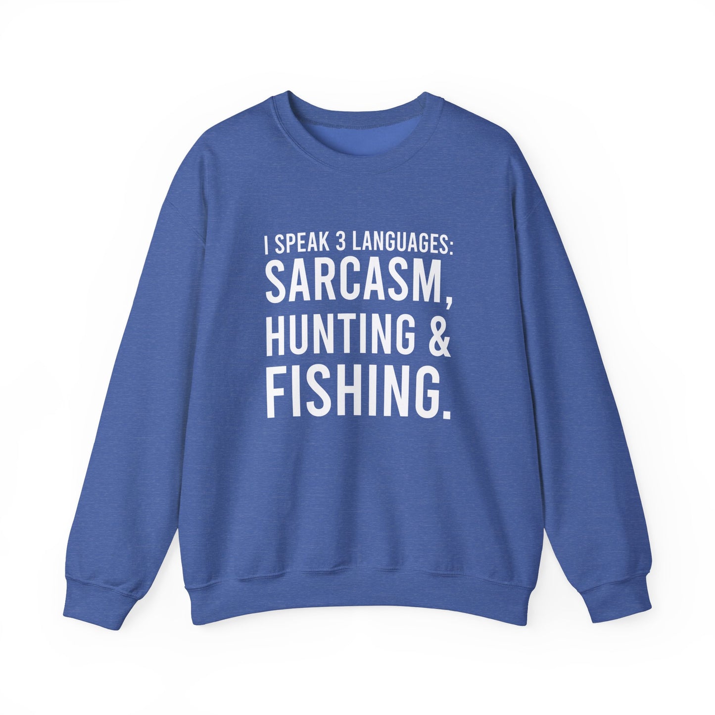 3 languages Unisex Heavy Blend™ Crewneck Sweatshirt