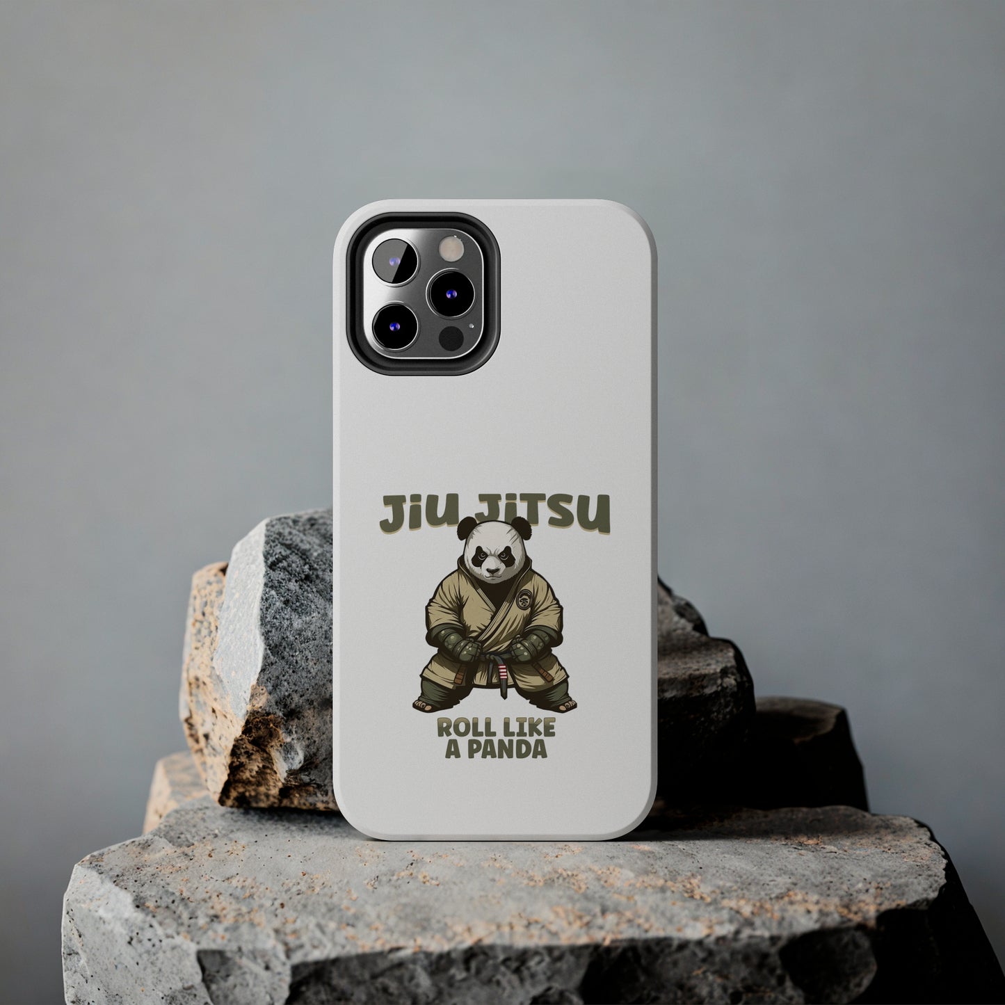 Jiu Jitsu Roll like a Panda Tough Phone Cases