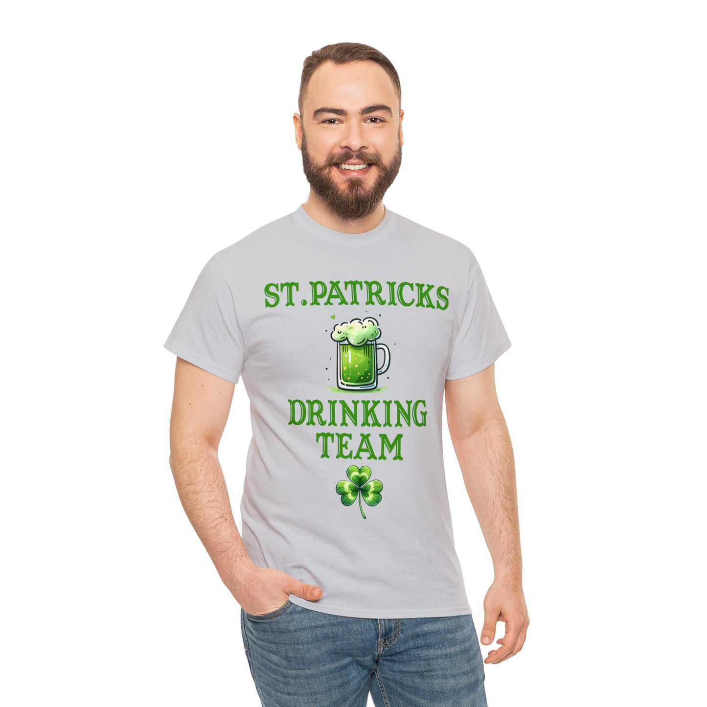 St Patricks Drinking Team Unisex Heavy Cotton Tee