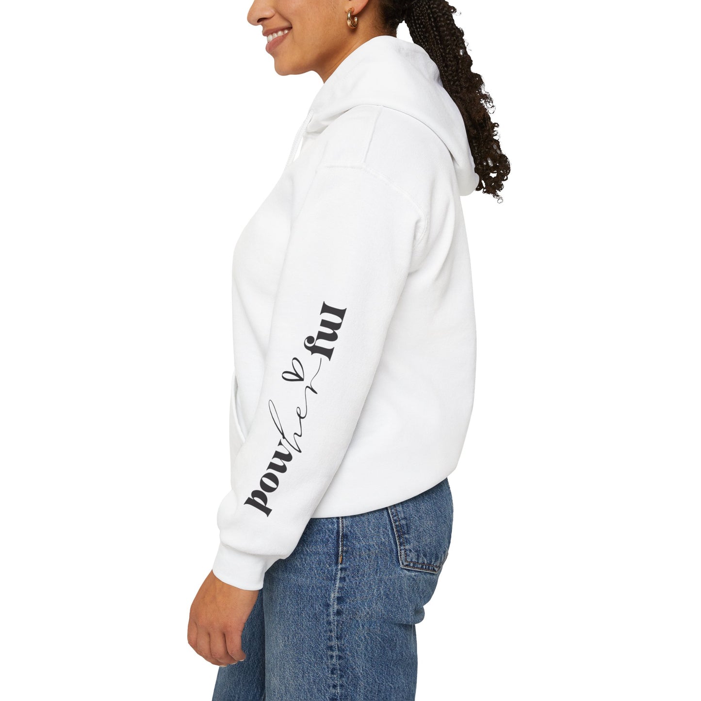 powHERful Unisex Heavy Blend™ Hooded Sweatshirt
