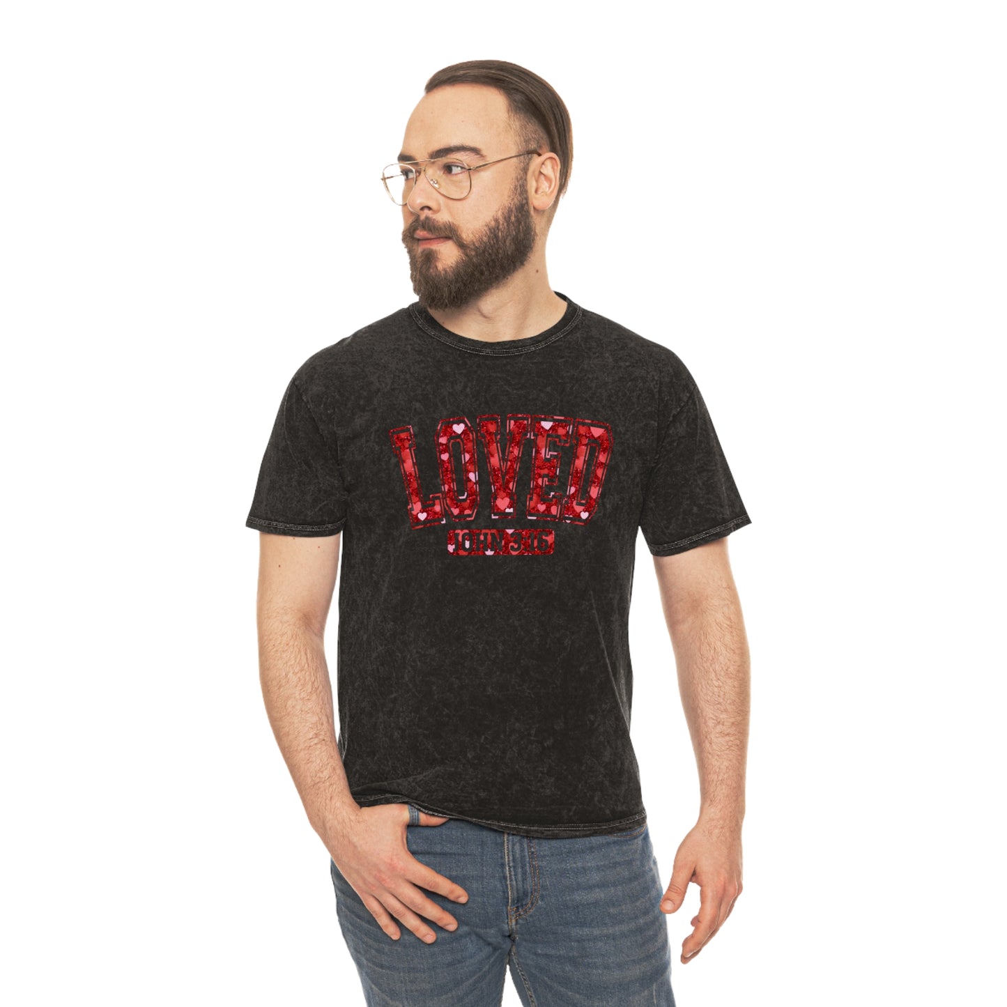 Loved Unisex Mineral Wash T-Shirt