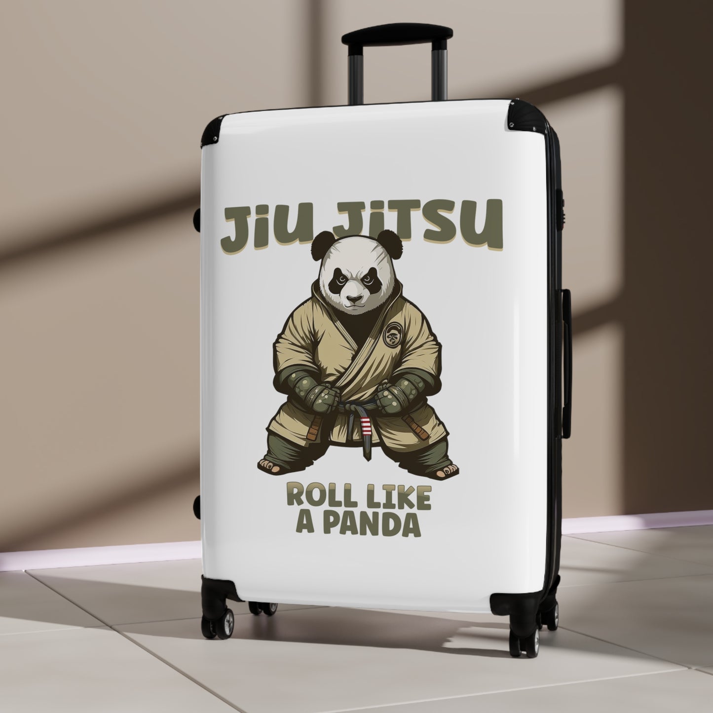 Jiu Jitsu Roll Like a Panda Suitcase