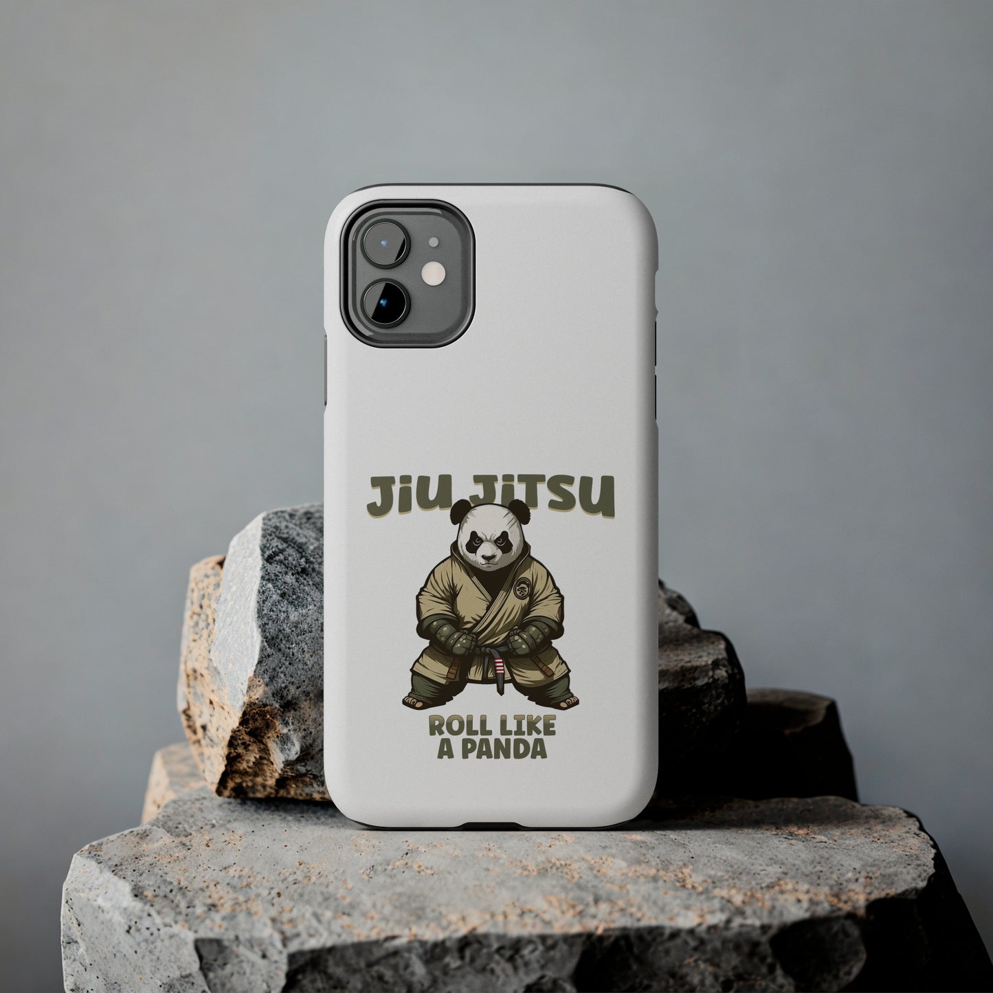 Jiu Jitsu Roll like a Panda Tough Phone Cases