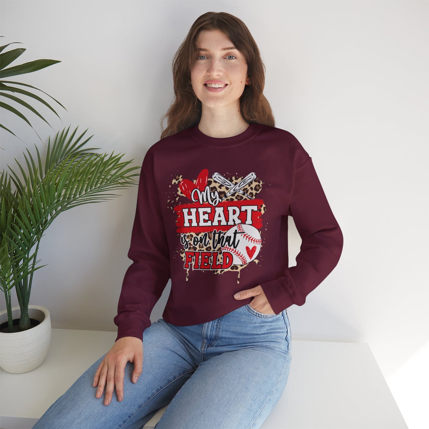 My heart Unisex Heavy Blend™ Crewneck Sweatshirt