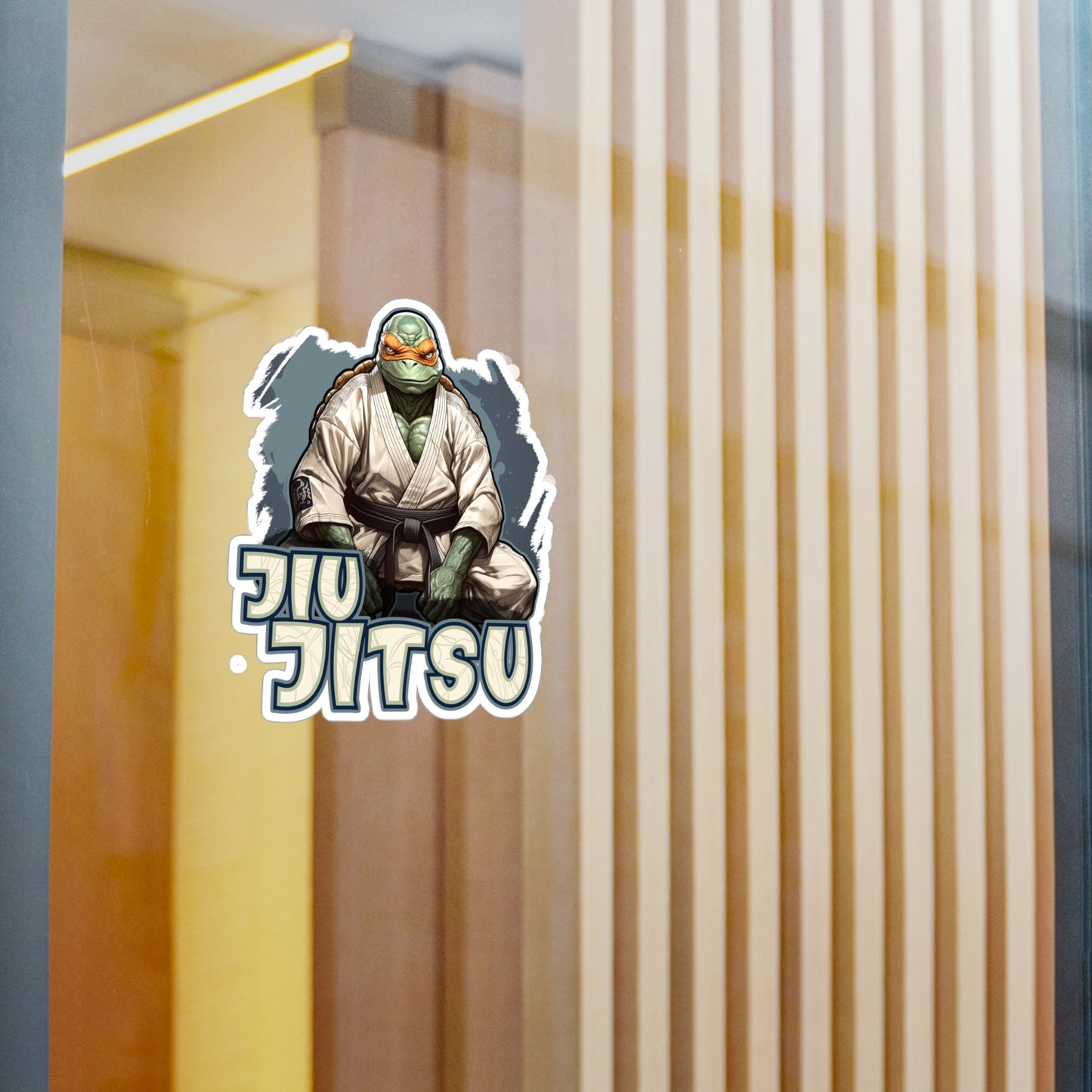 Sitting Turtle Kiss-Cut Vinyl Decals
