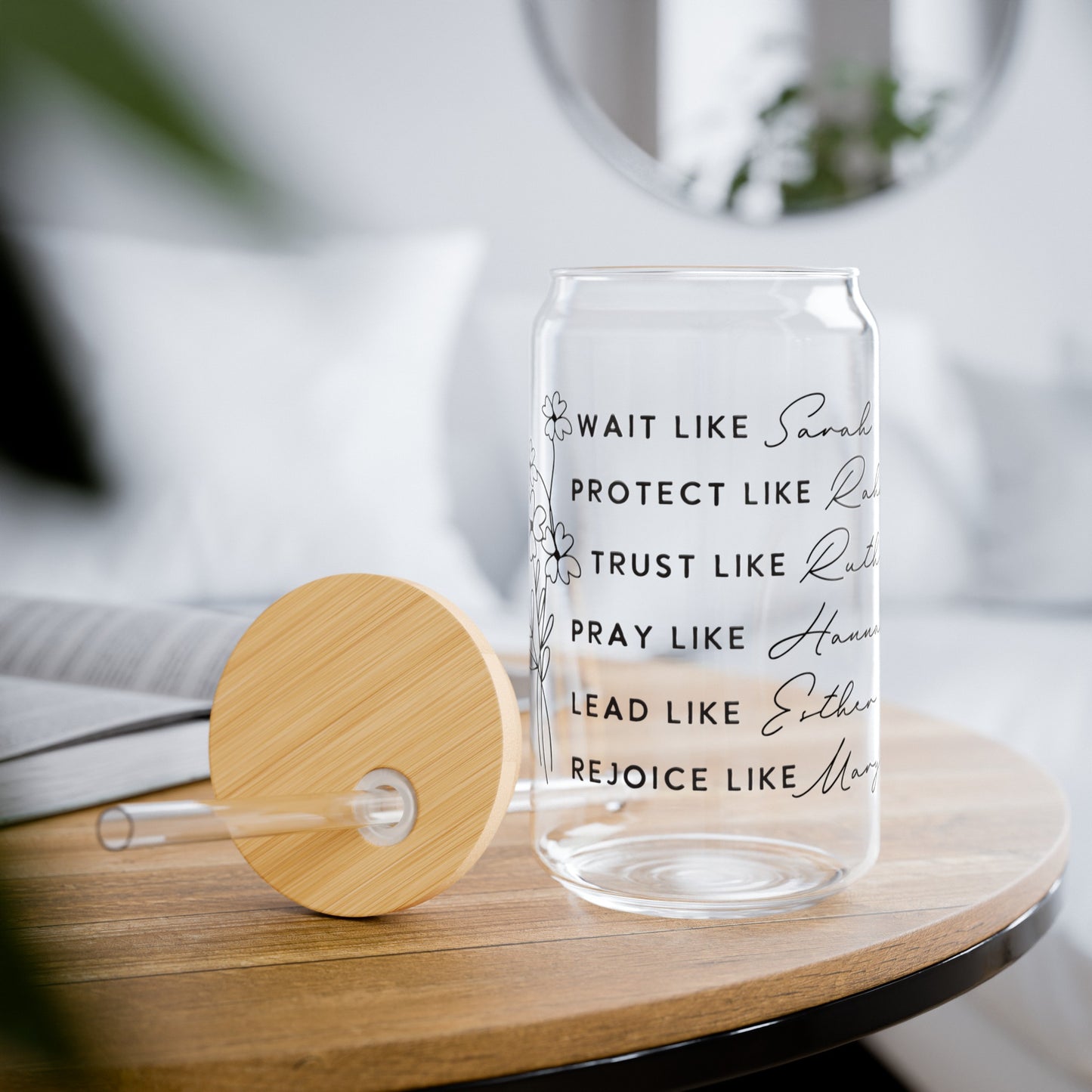 Women of the Bible Sipper Glass, 16oz