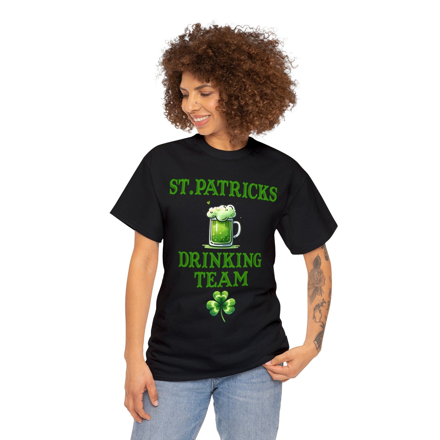 St Patricks Drinking Team Unisex Heavy Cotton Tee