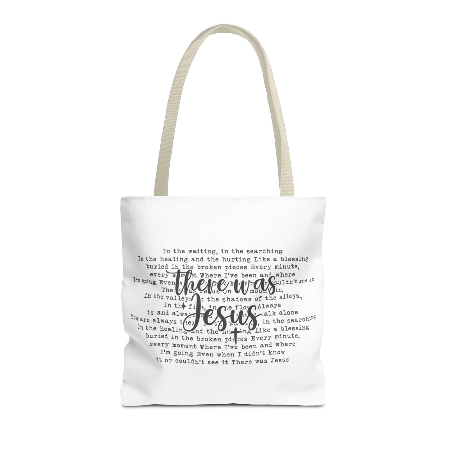 There was Jesus Tote Bag (AOP)