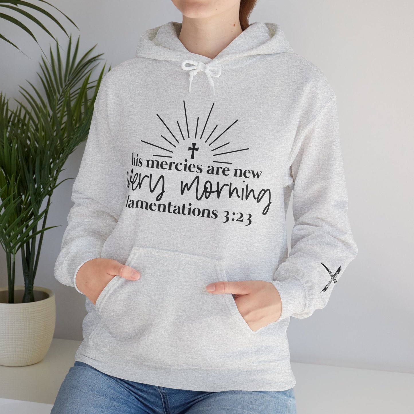 His Mercies Unisex Heavy Blend™ Hooded Sweatshirt