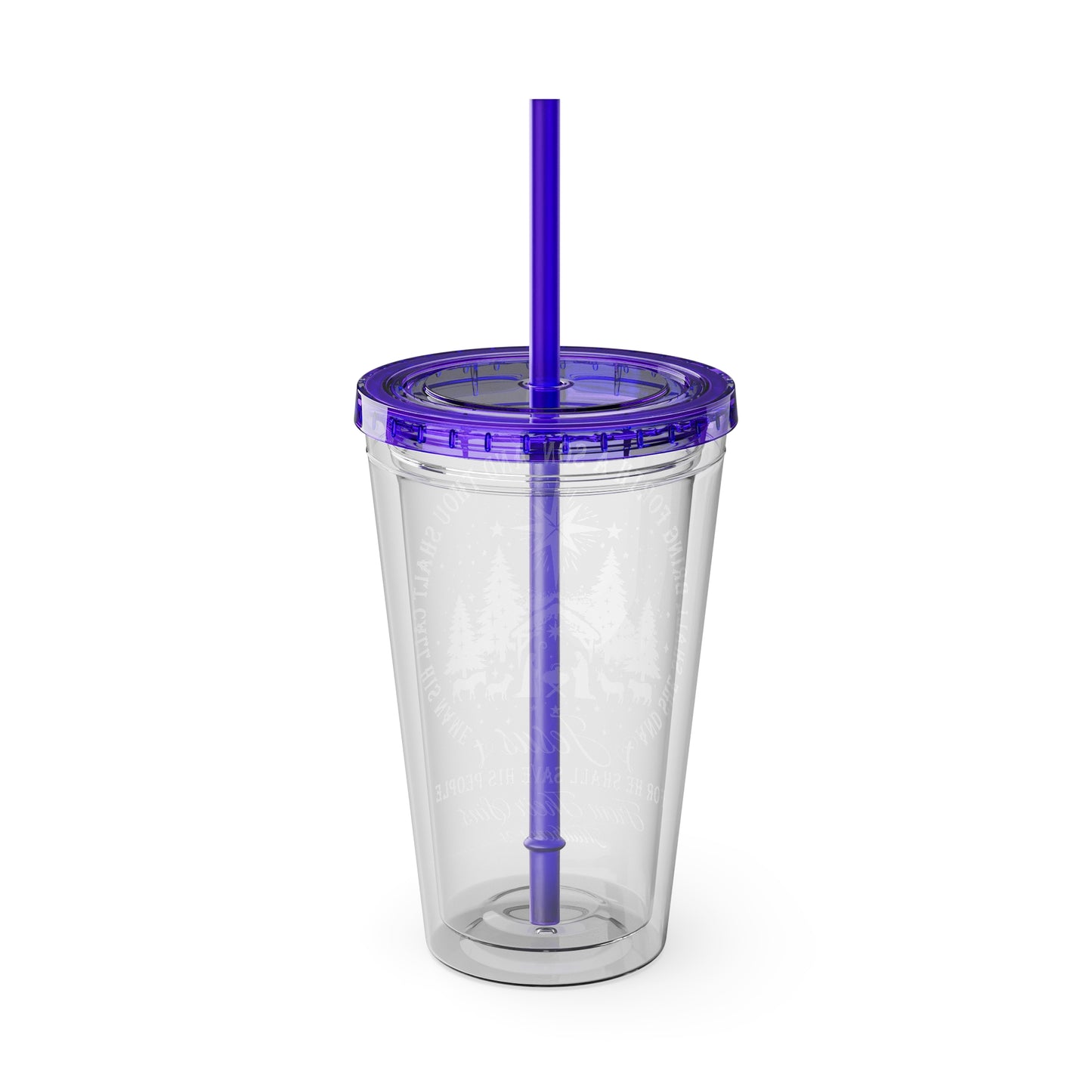 Matthew Sunsplash Tumbler with Straw, 16oz