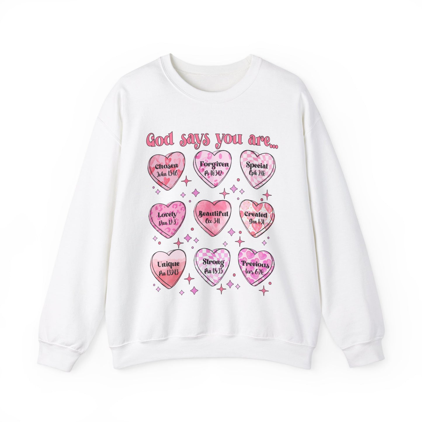 God Says Unisex Heavy Blend™ Crewneck Sweatshirt