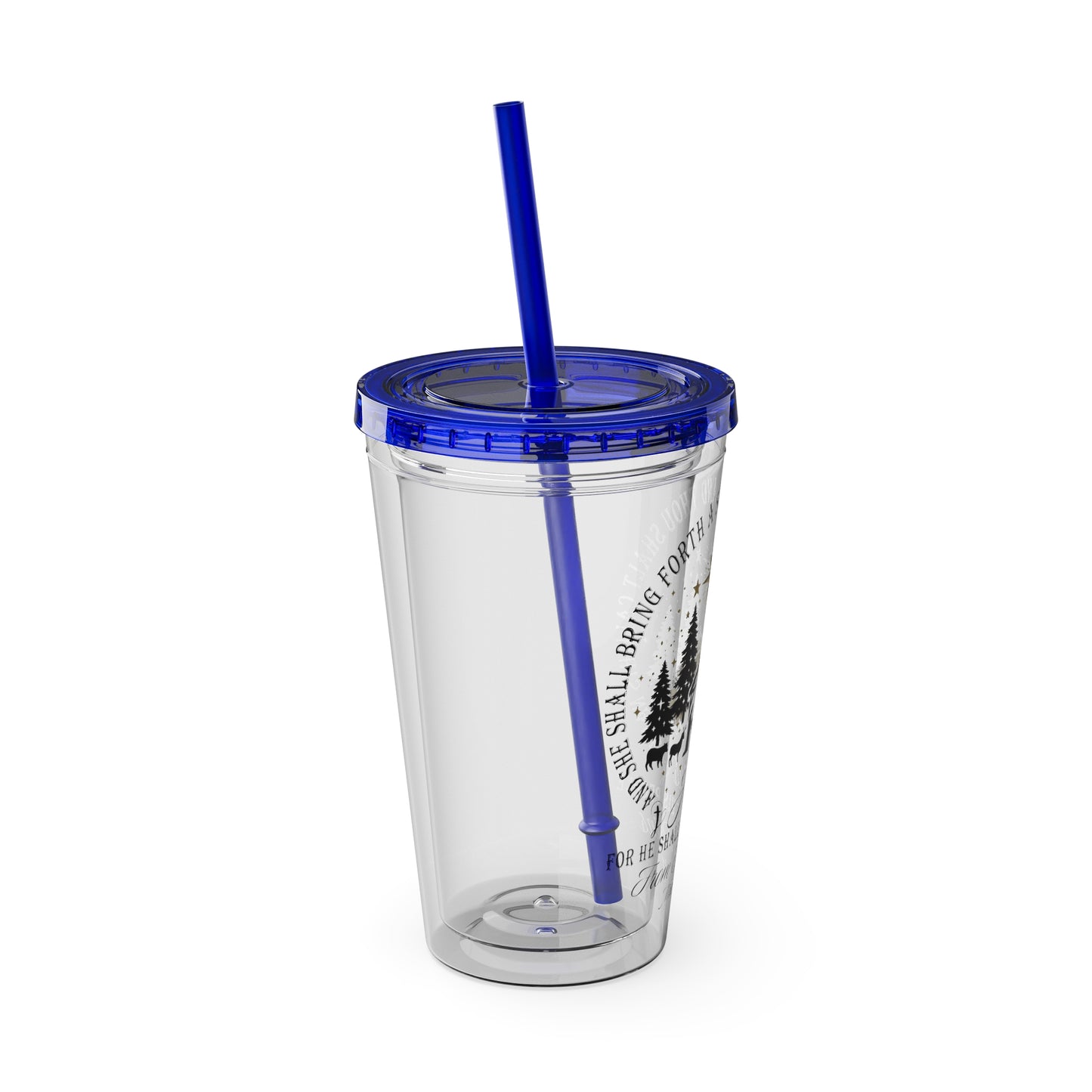 Matthew Sunsplash Tumbler with Straw, 16oz
