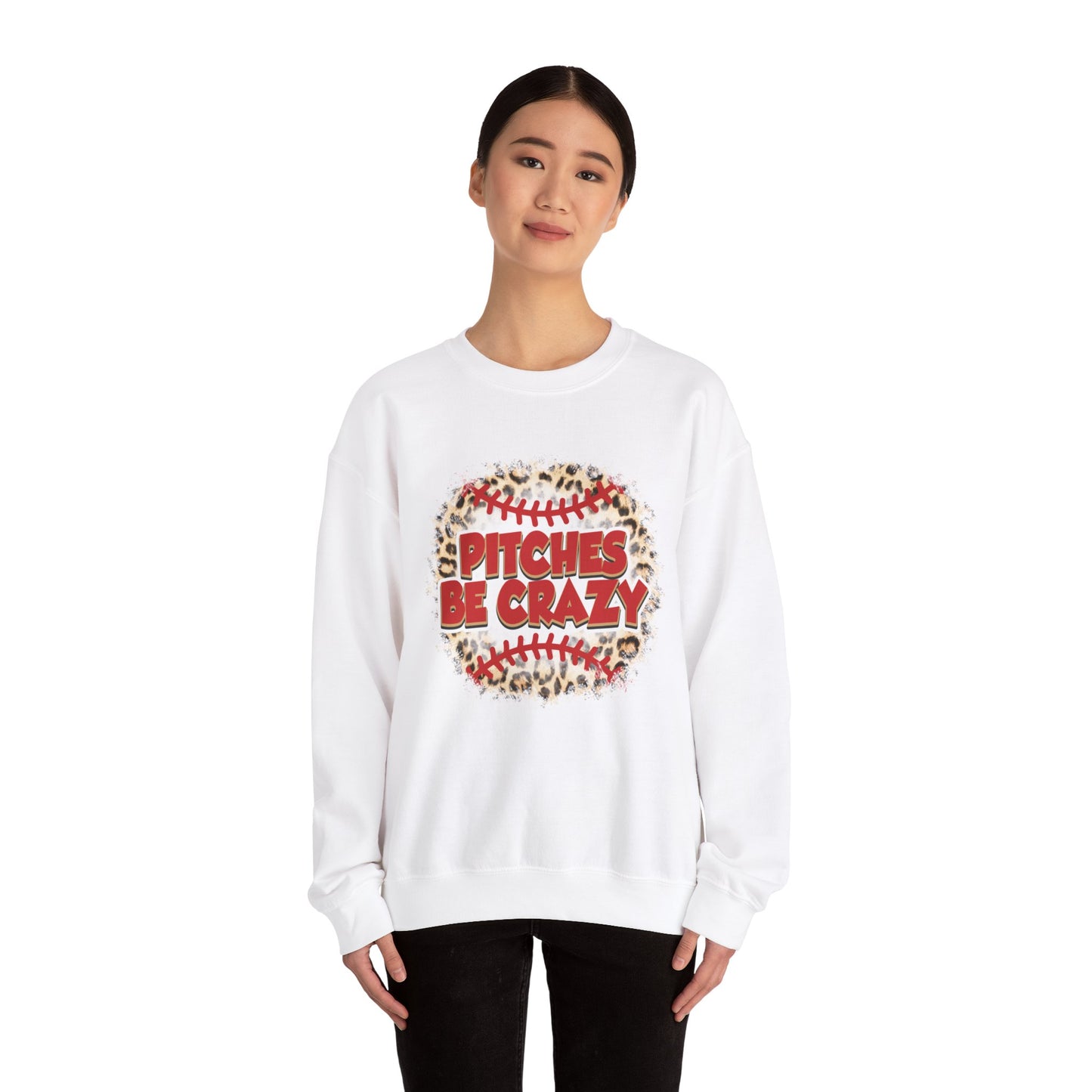 Pitches be Crazy Unisex Heavy Blend™ Crewneck Sweatshirt