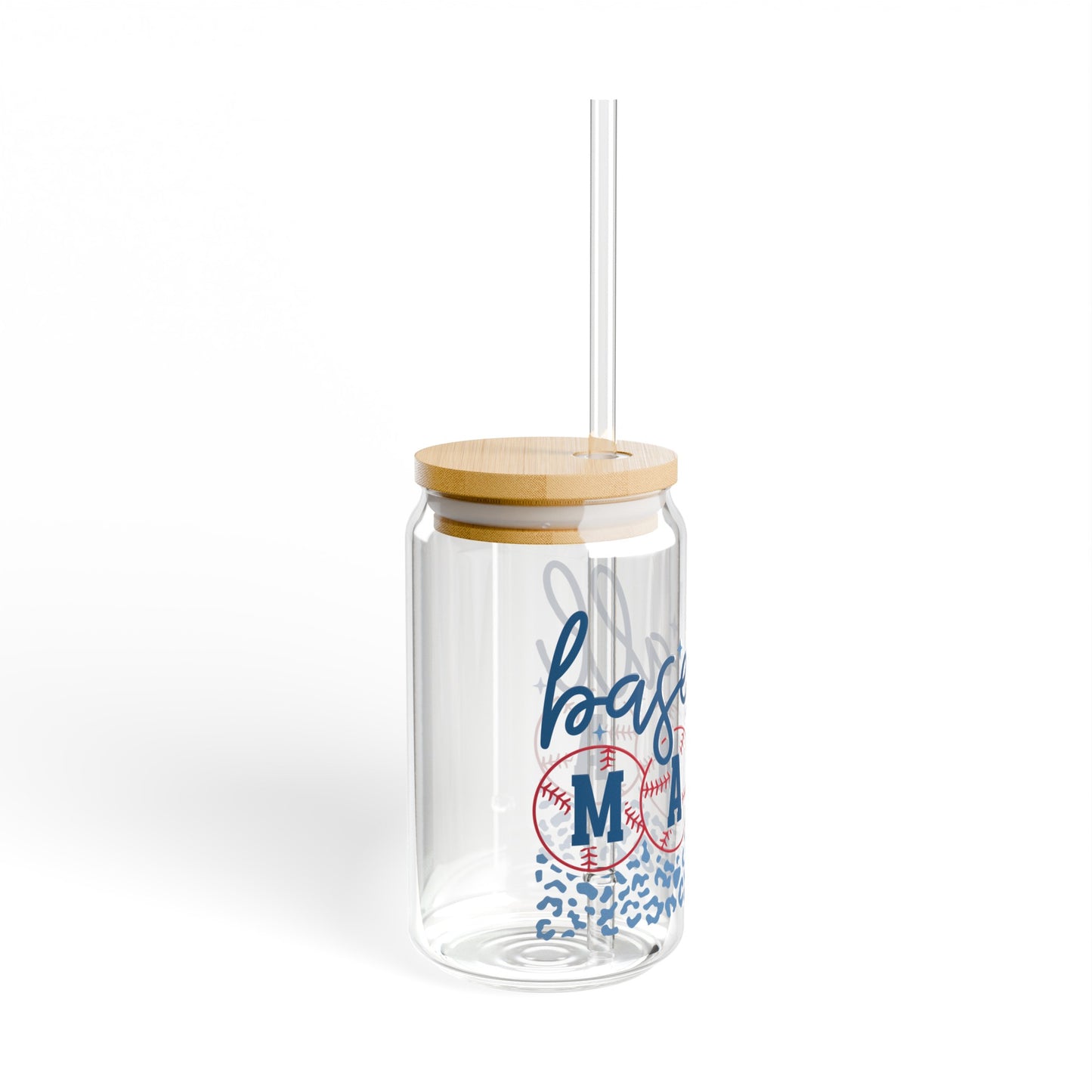 Baseball Mama Sipper Glass, 16oz