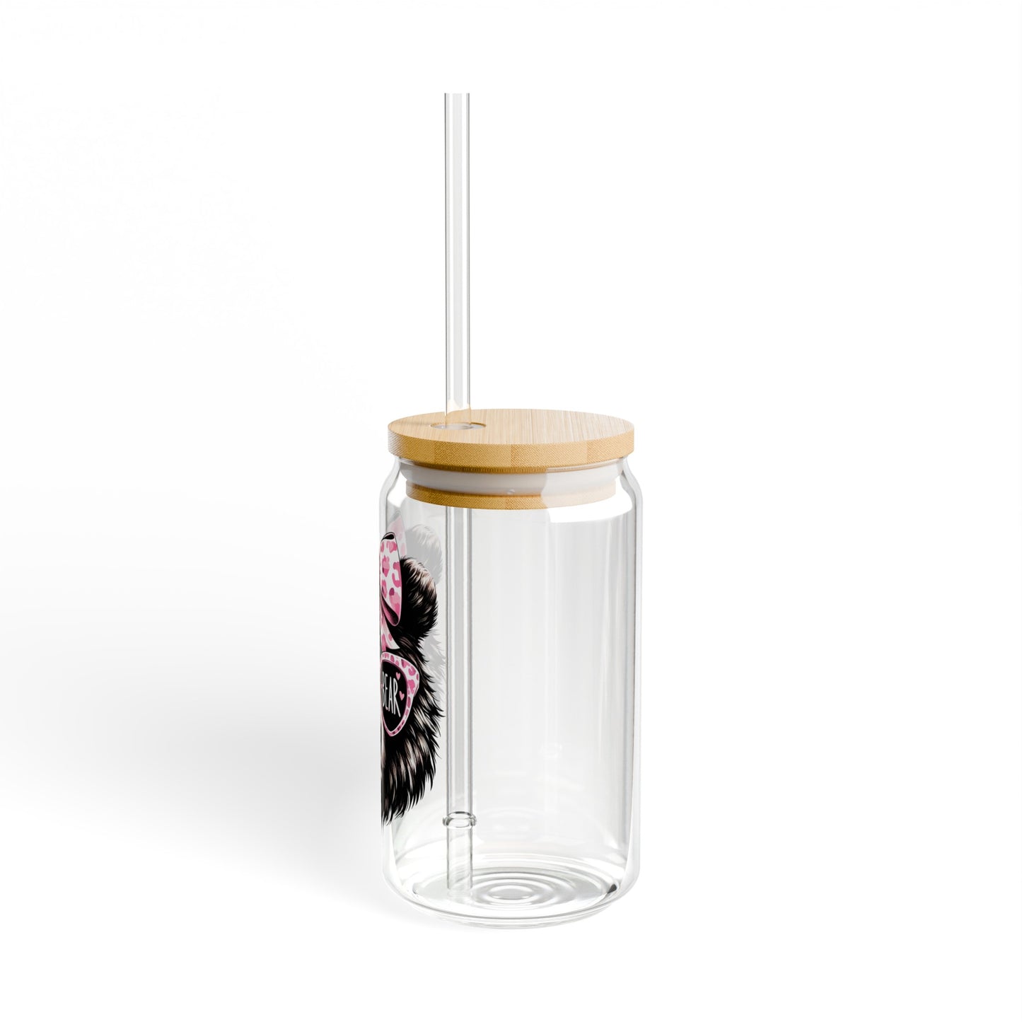Mama Bear Sipper Glass, 16oz