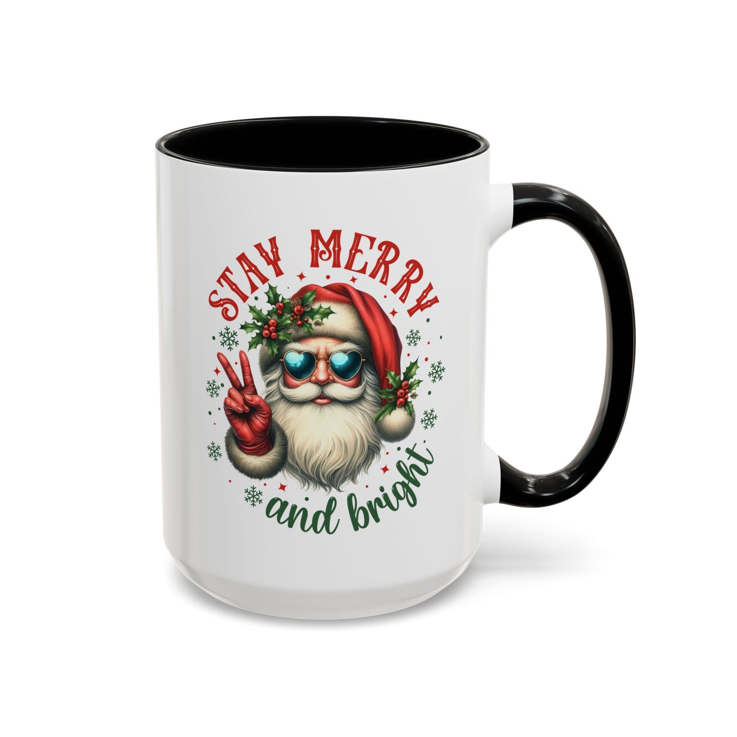 Stay Merry Accent Coffee Mug (11, 15oz)