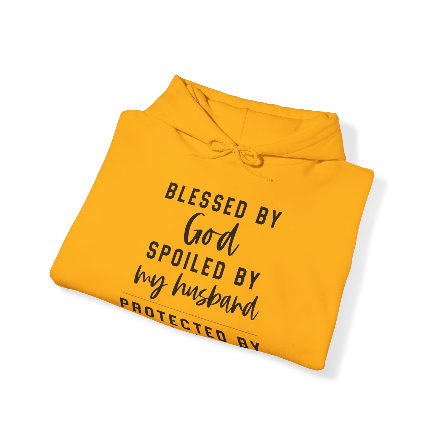 Protected by Both Unisex Heavy Blend™ Hooded Sweatshirt