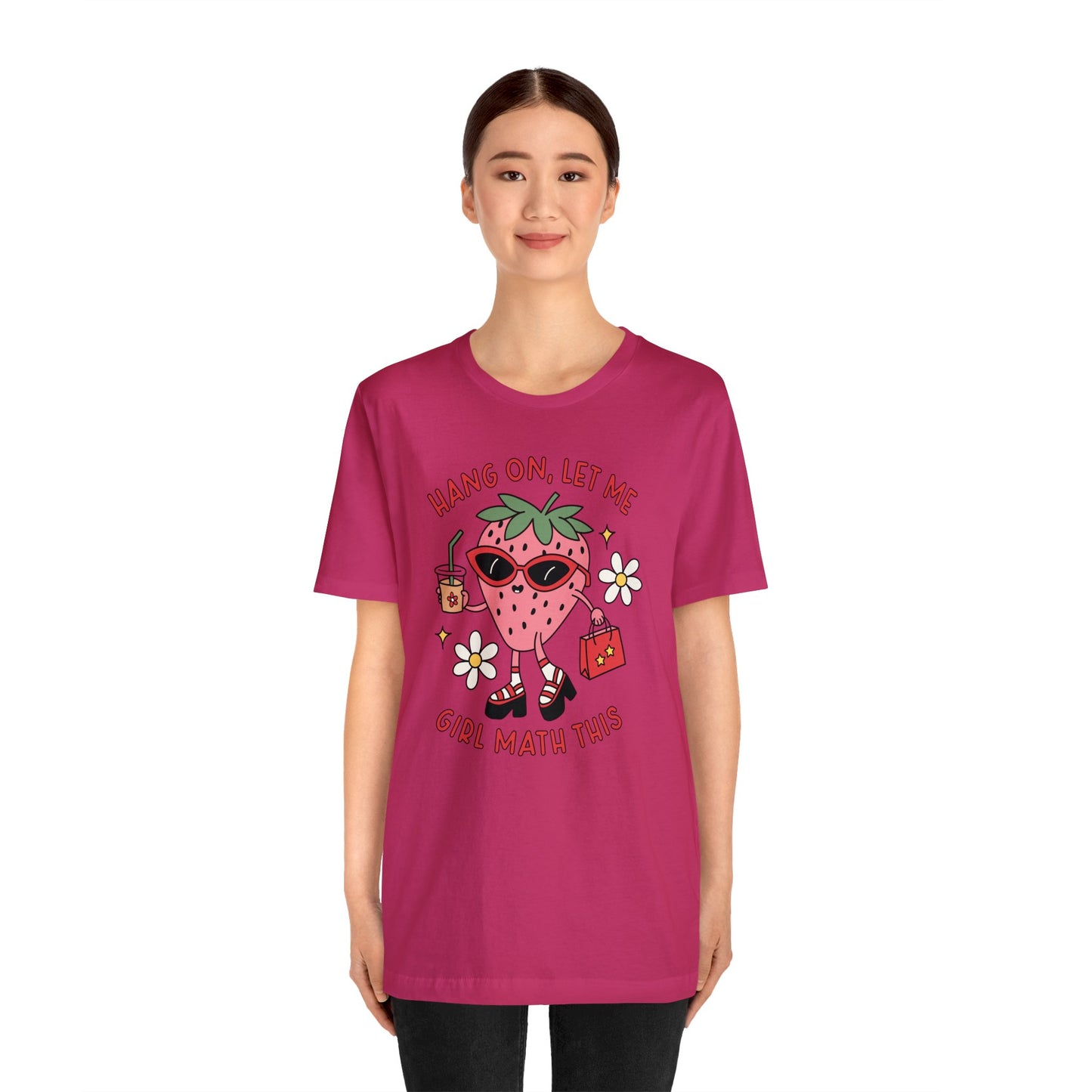 Girl Math Unisex Jersey Short Sleeve Tee