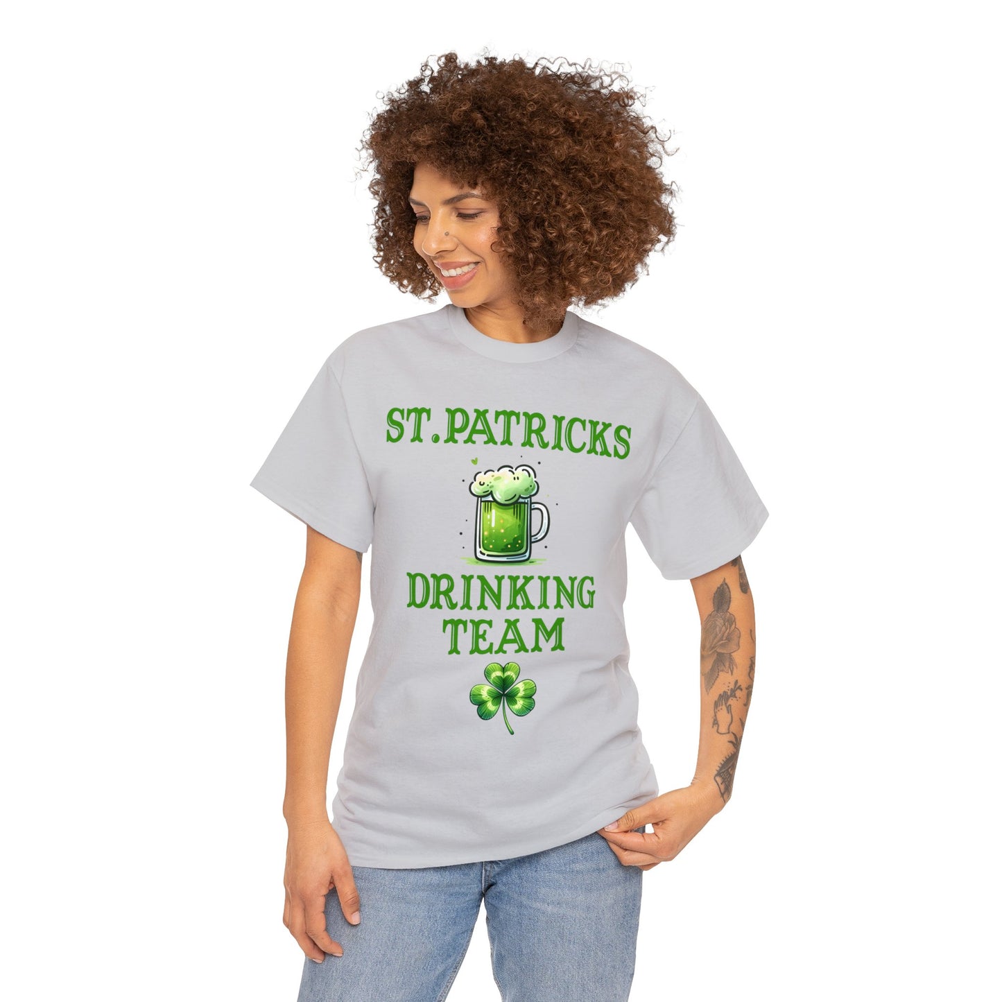 St Patricks Drinking Team Unisex Heavy Cotton Tee