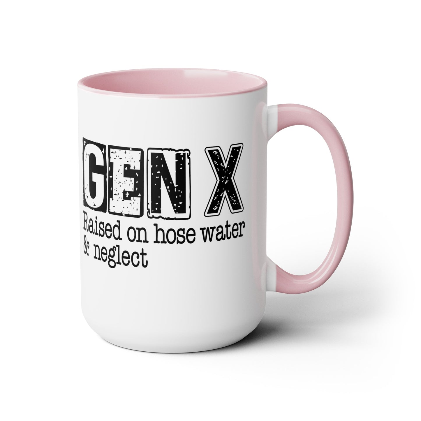 Gen X Two-Tone Coffee Mugs, 15oz
