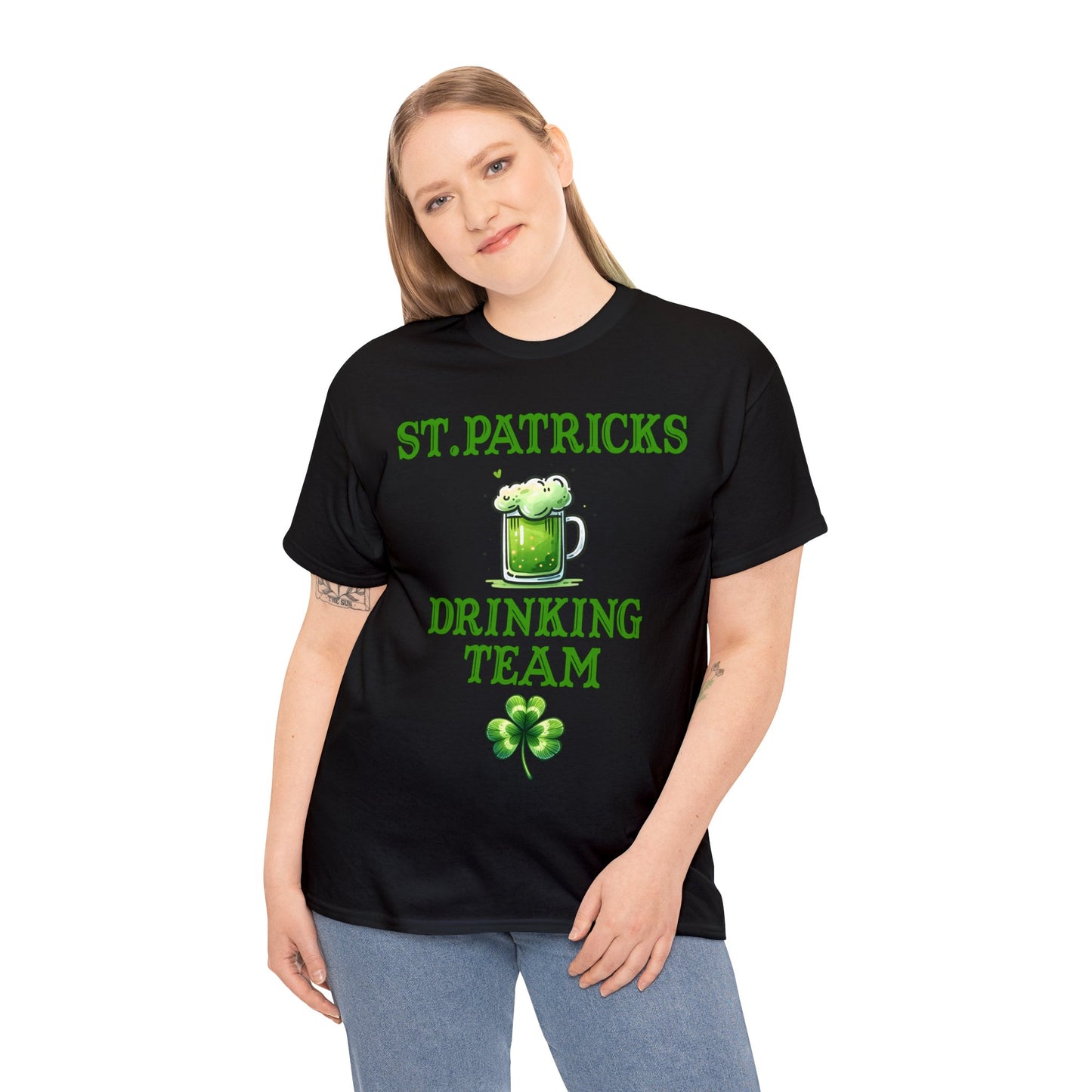 St Patricks Drinking Team Unisex Heavy Cotton Tee