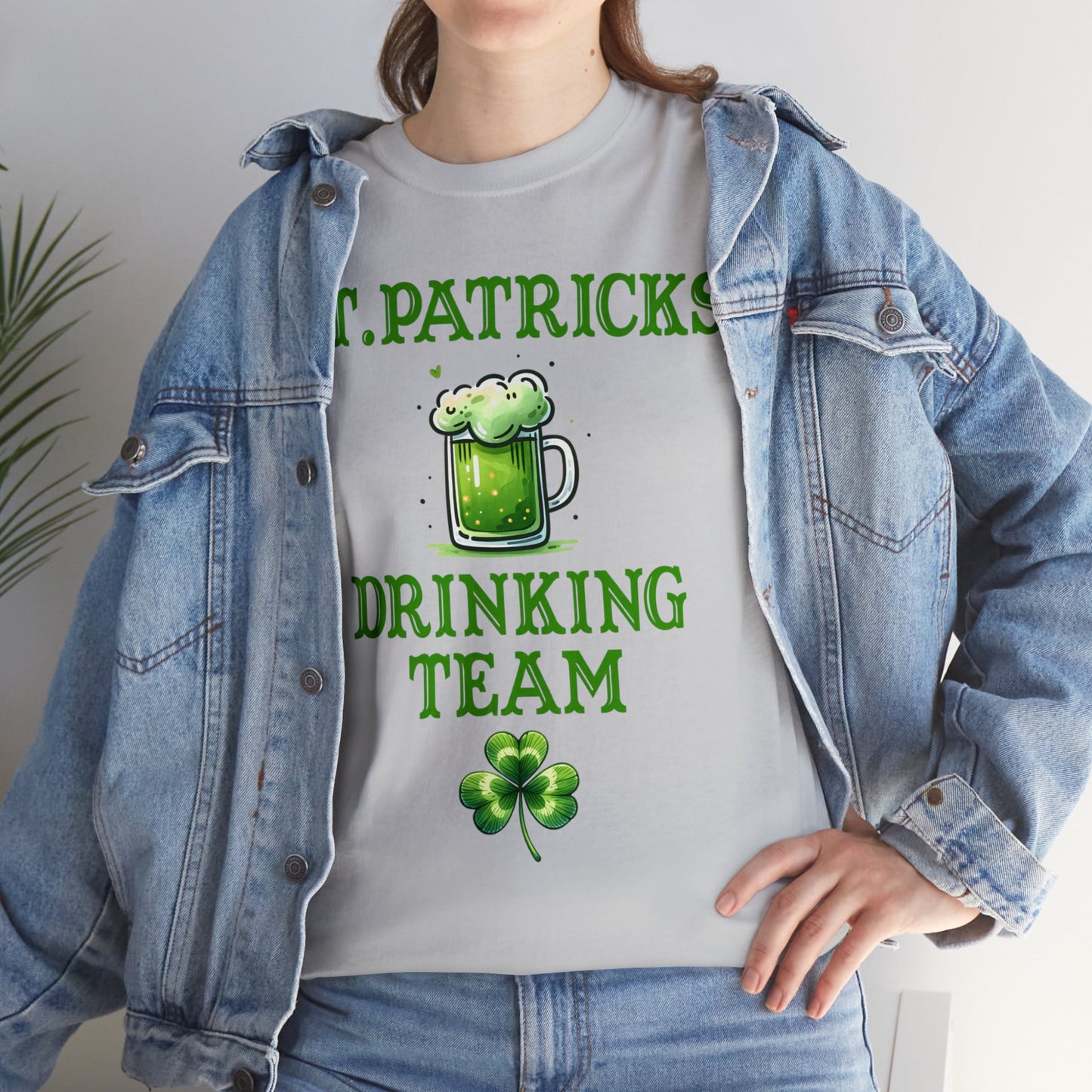 St Patricks Drinking Team Unisex Heavy Cotton Tee