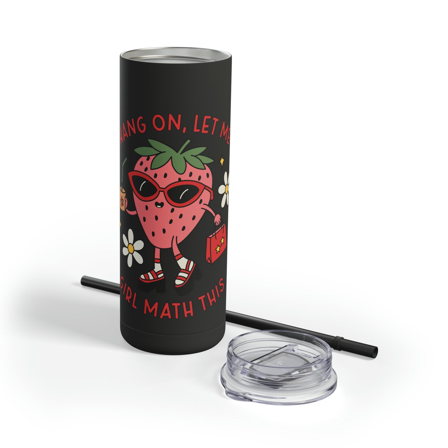 Girl Math Maars Maker Skinny Matte Tumbler, 20oz