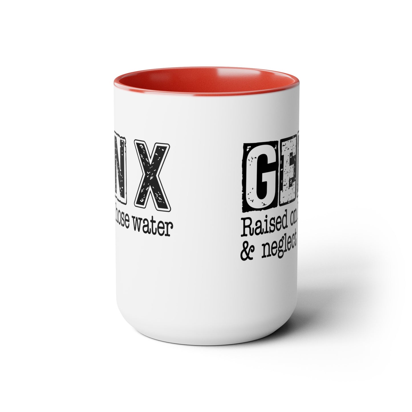 Gen X Two-Tone Coffee Mugs, 15oz