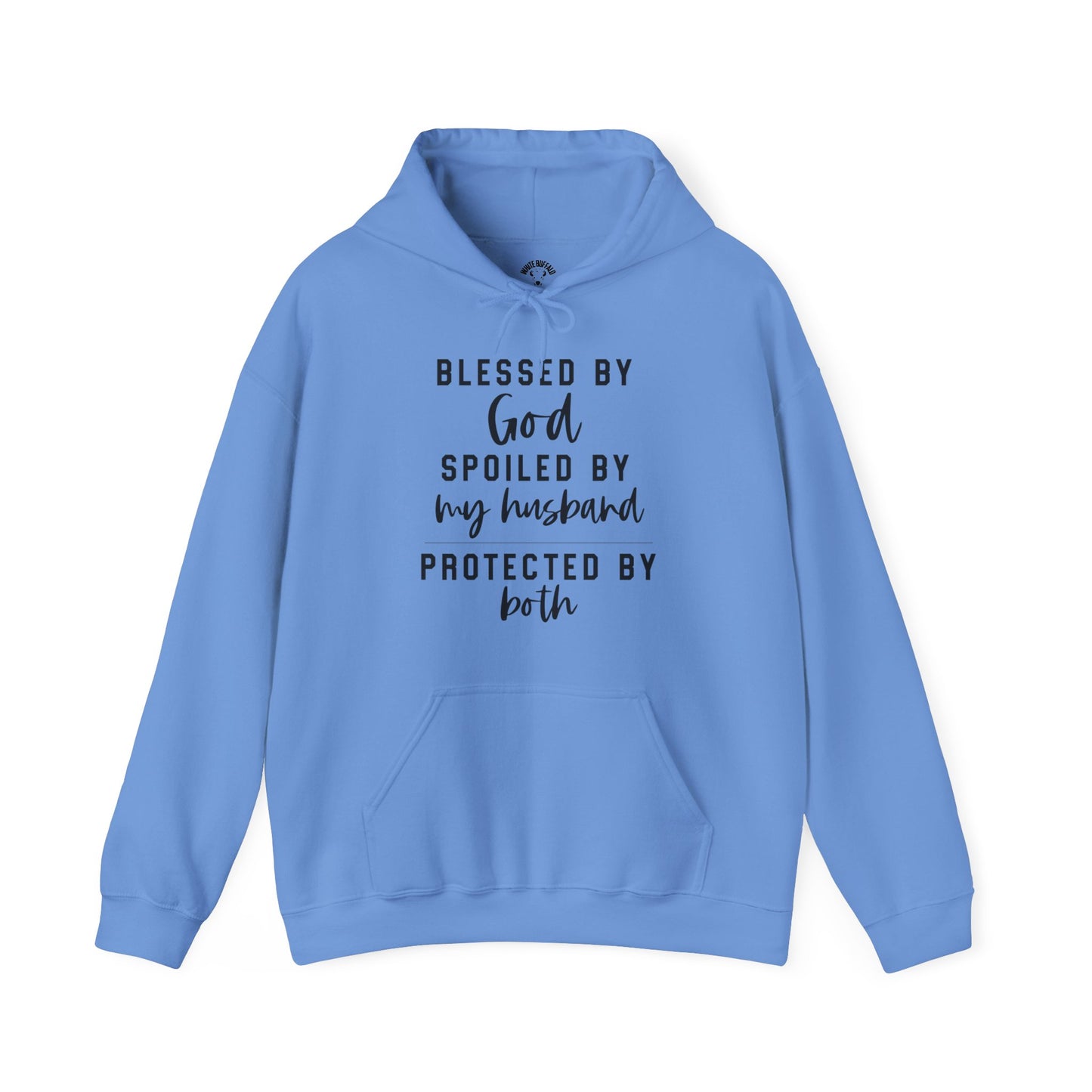 Protected by Both Unisex Heavy Blend™ Hooded Sweatshirt