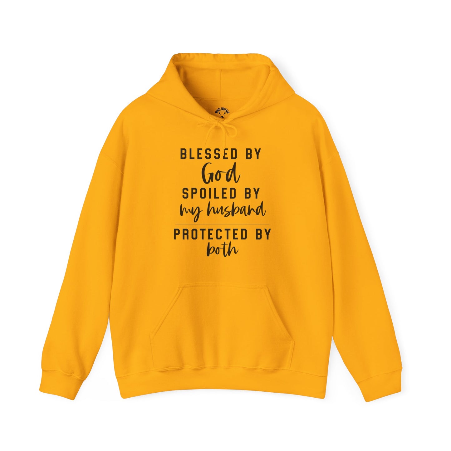 Protected by Both Unisex Heavy Blend™ Hooded Sweatshirt