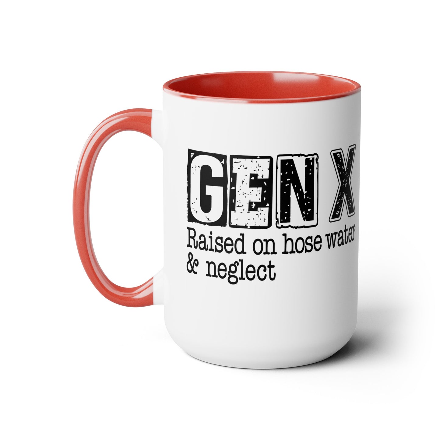 Gen X Two-Tone Coffee Mugs, 15oz