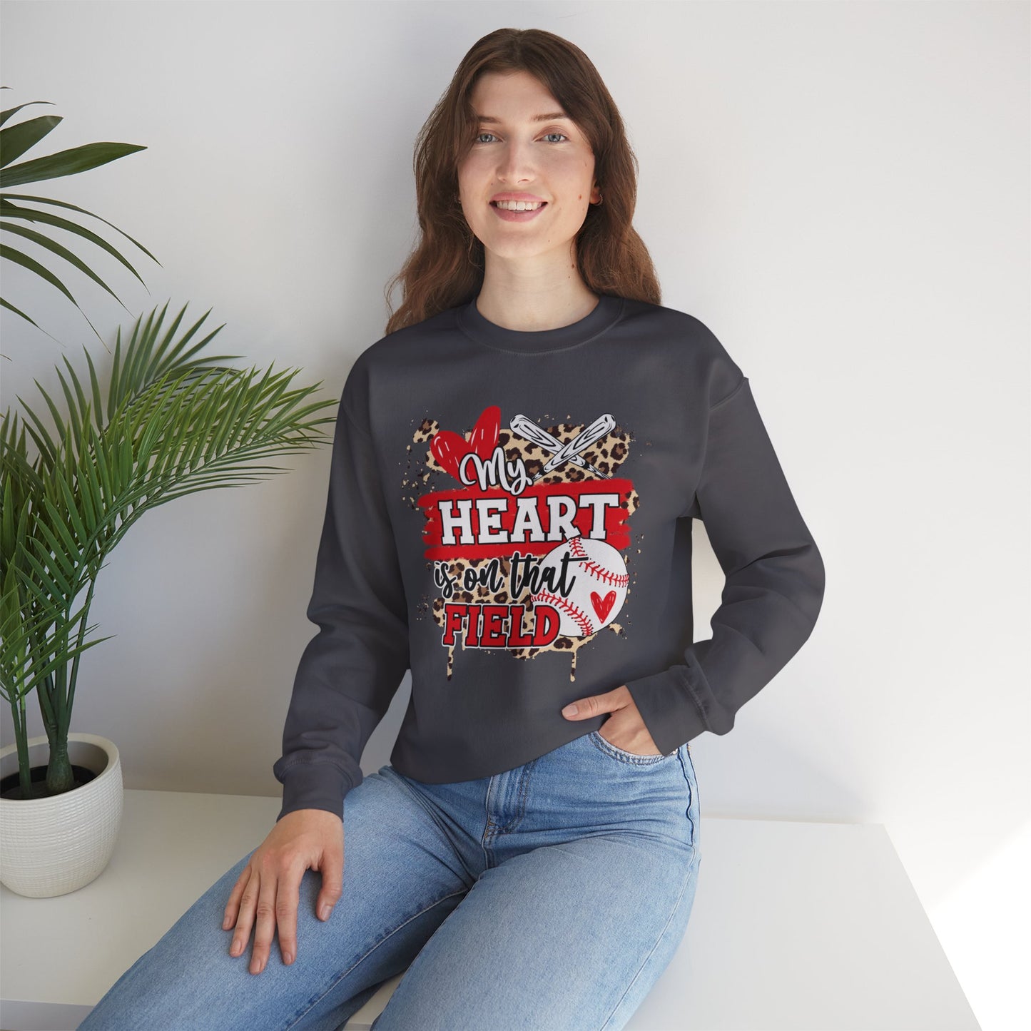 My heart Unisex Heavy Blend™ Crewneck Sweatshirt