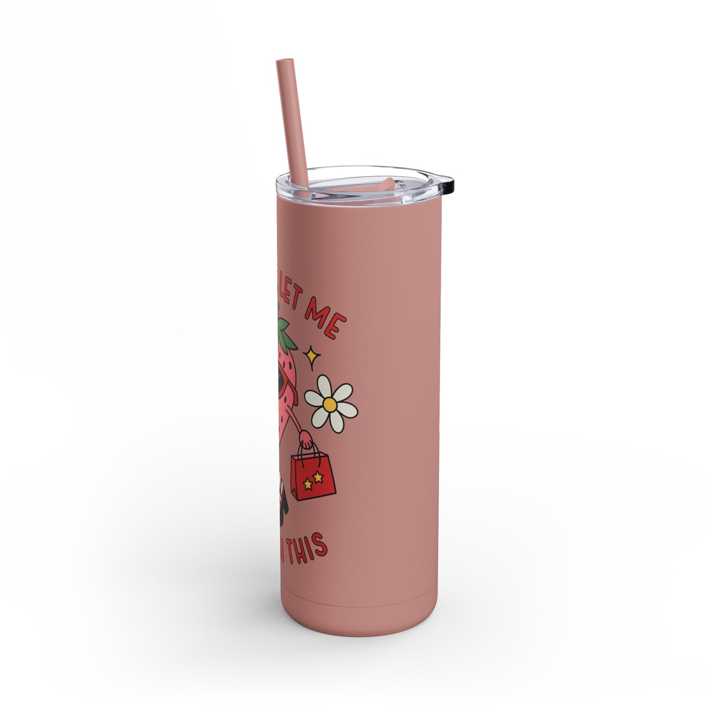 Girl Math Maars Maker Skinny Matte Tumbler, 20oz