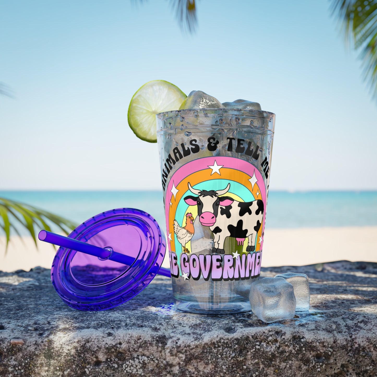 Buy Me Animals Sunsplash Tumbler with Straw, 16oz