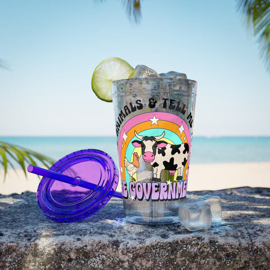 Buy Me Animals Sunsplash Tumbler with Straw, 16oz