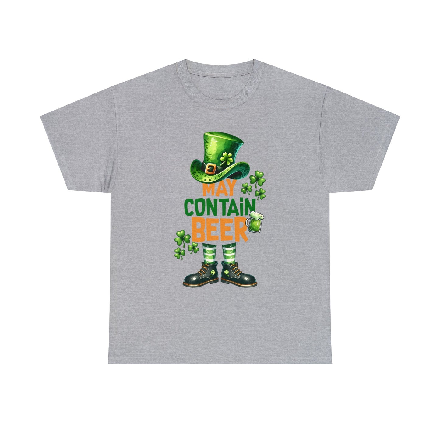 May Contain Beer Unisex Heavy Cotton Tee