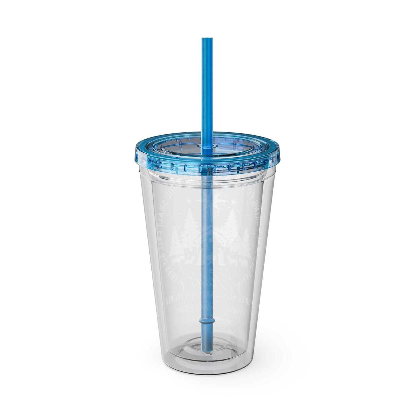 Matthew Sunsplash Tumbler with Straw, 16oz