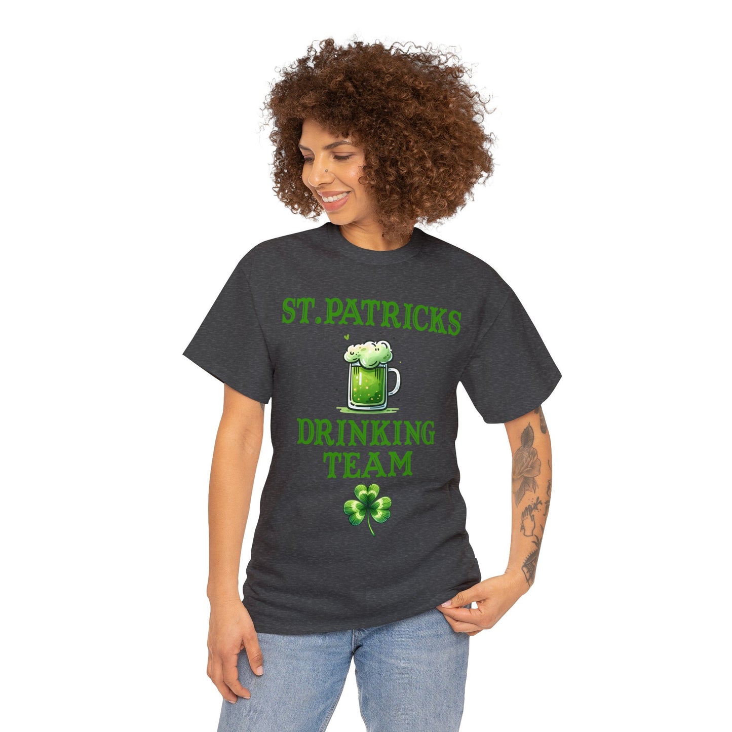 St Patricks Drinking Team Unisex Heavy Cotton Tee