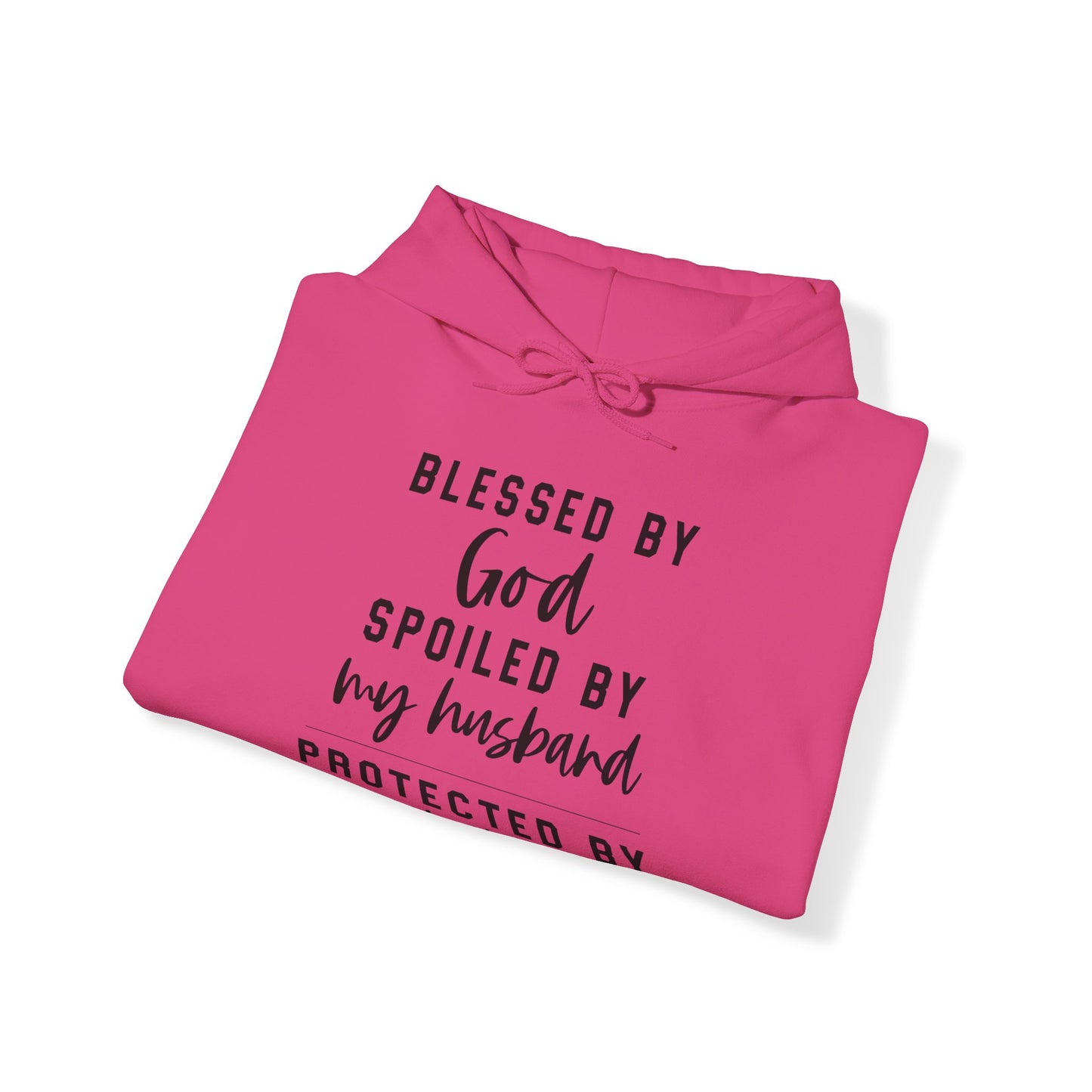 Protected by Both Unisex Heavy Blend™ Hooded Sweatshirt