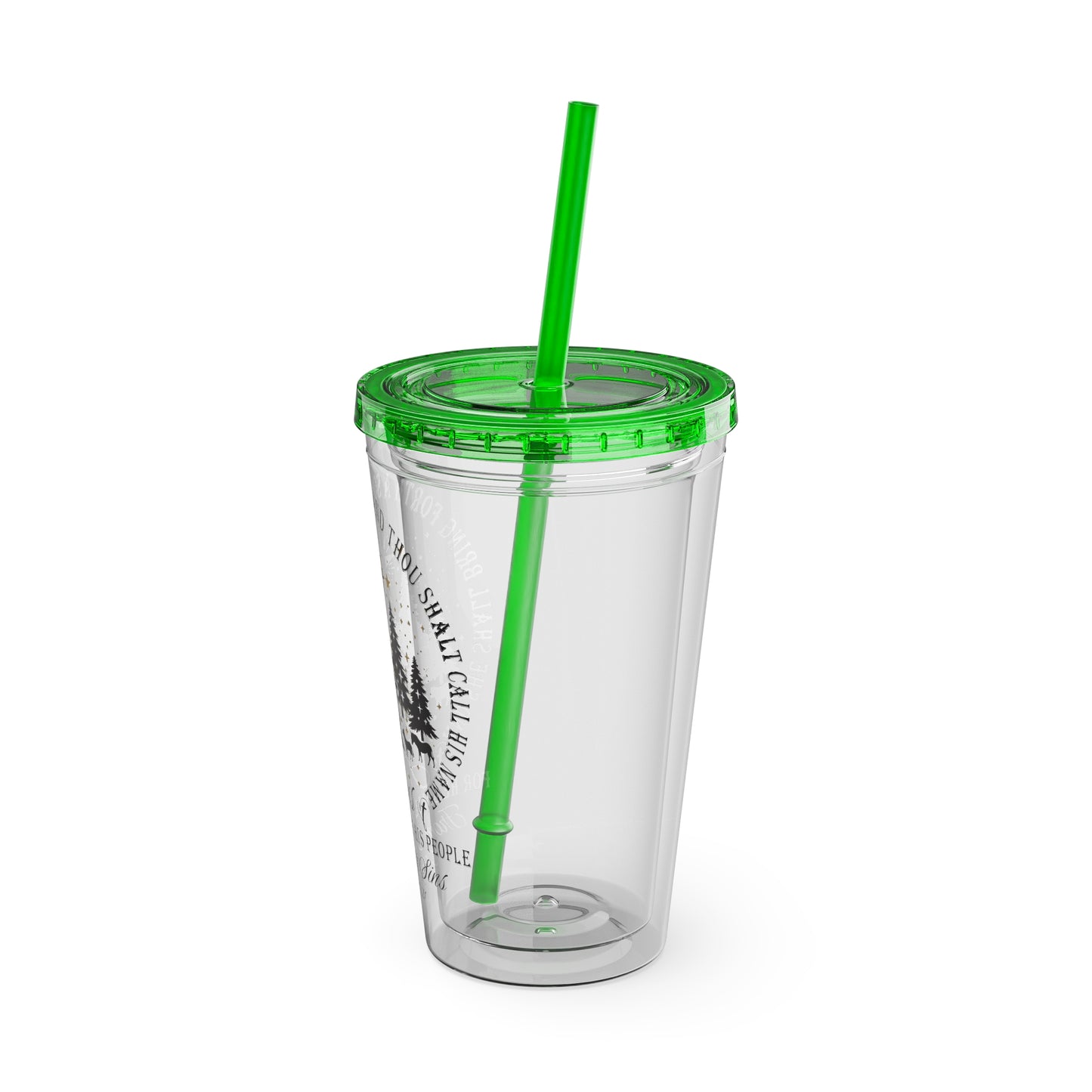 Matthew Sunsplash Tumbler with Straw, 16oz