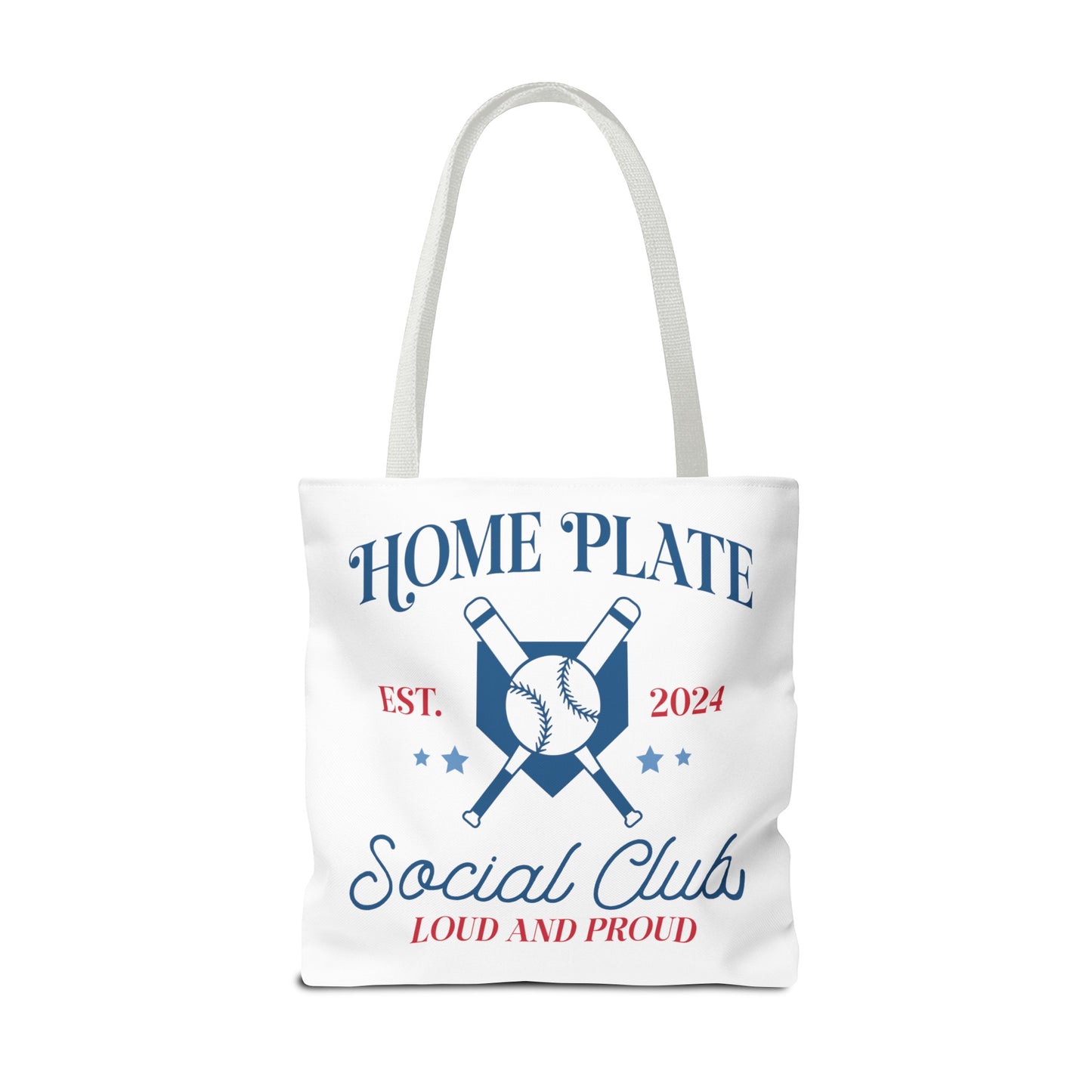 Home Plate Social Club Tote Bag (AOP)