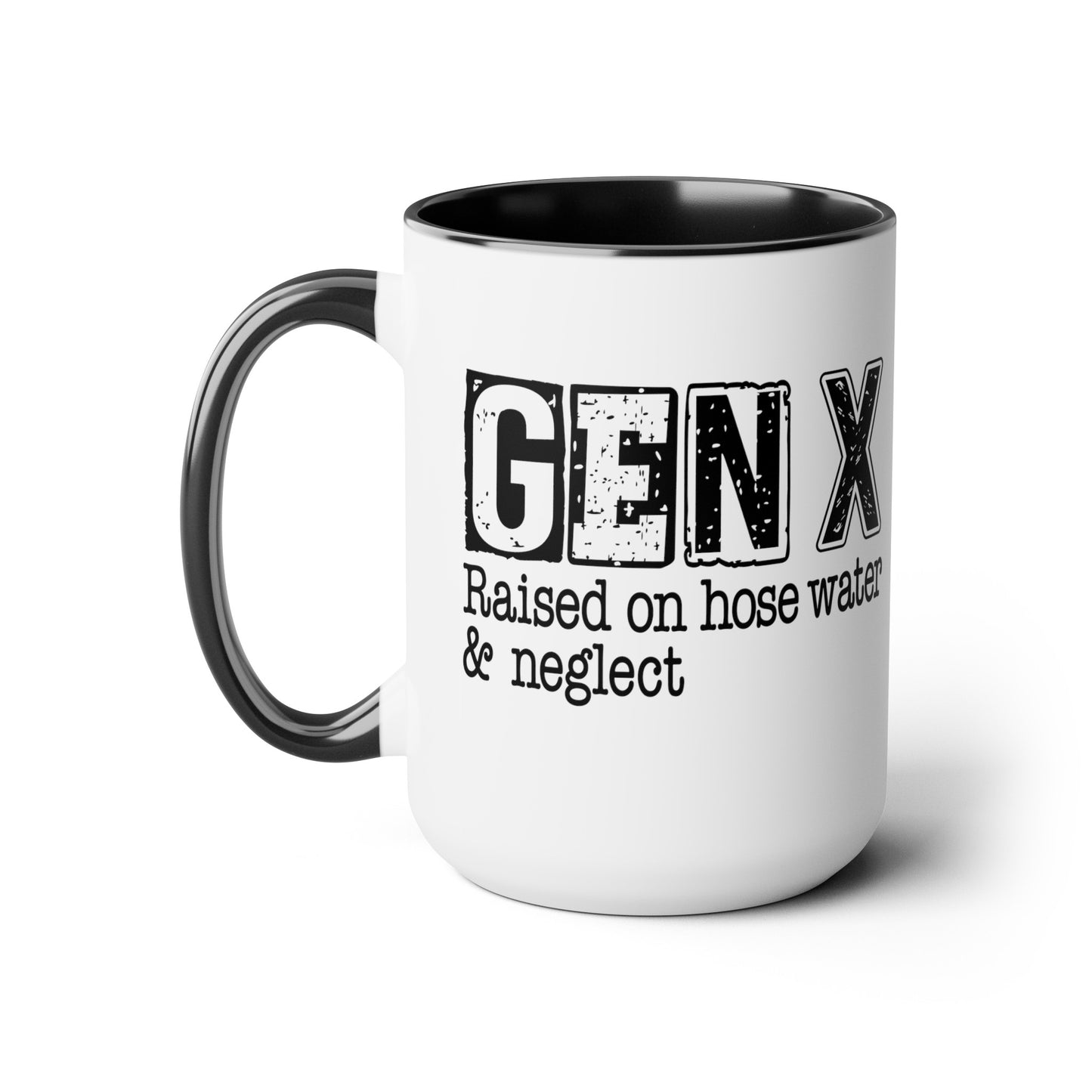 Gen X Two-Tone Coffee Mugs, 15oz