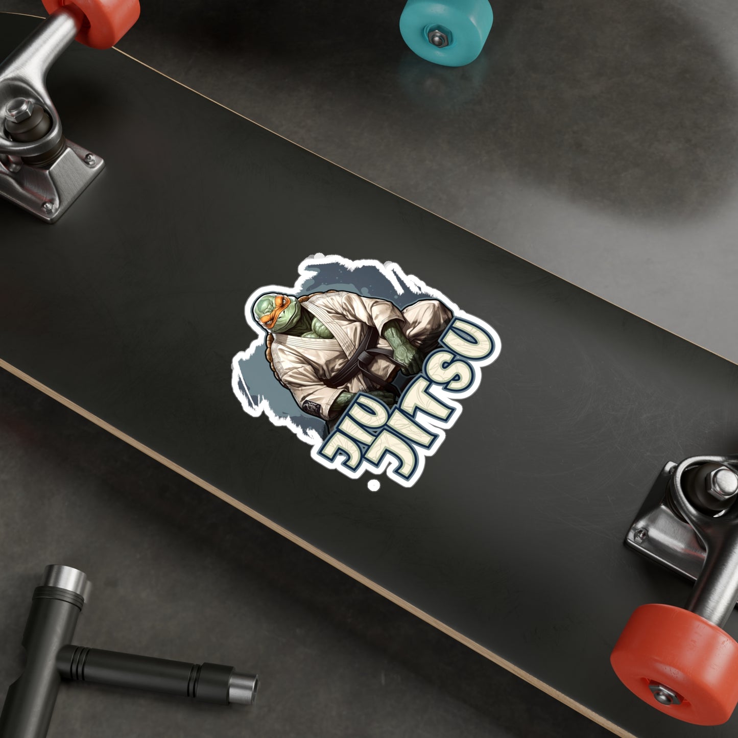 Sitting Turtle Kiss-Cut Vinyl Decals