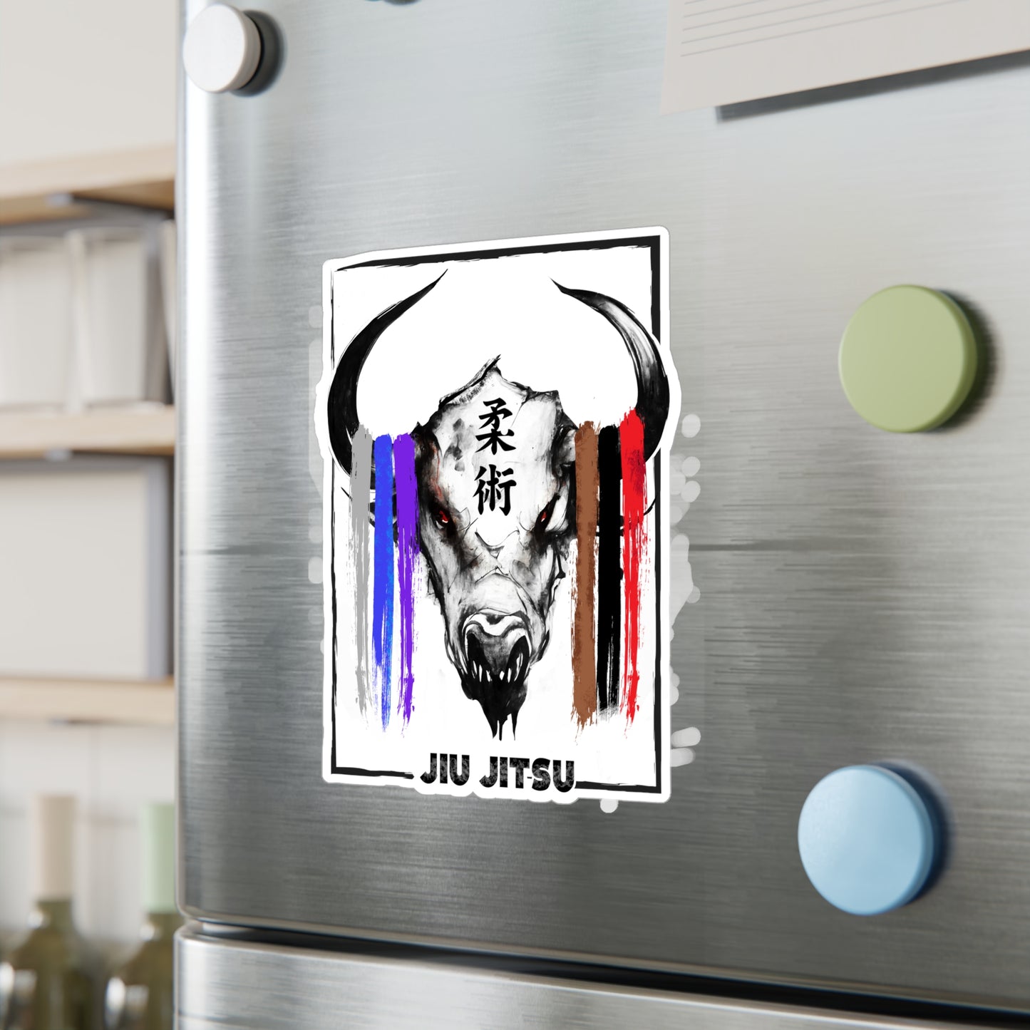 Bull Kiss-Cut Vinyl Decals
